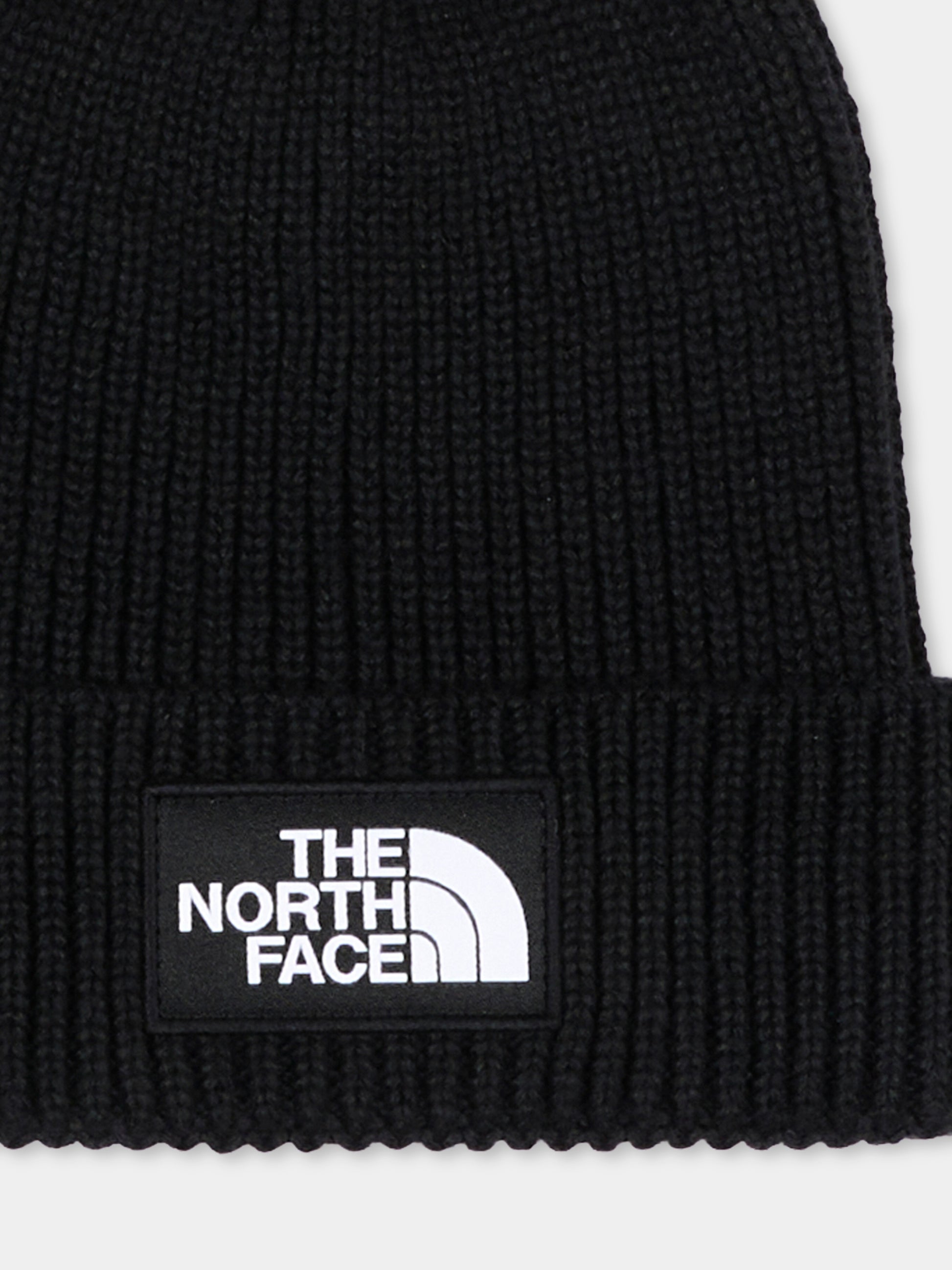 Berretto nero per bambino con logo,The North Face Kids,NF0A8CGUJK31