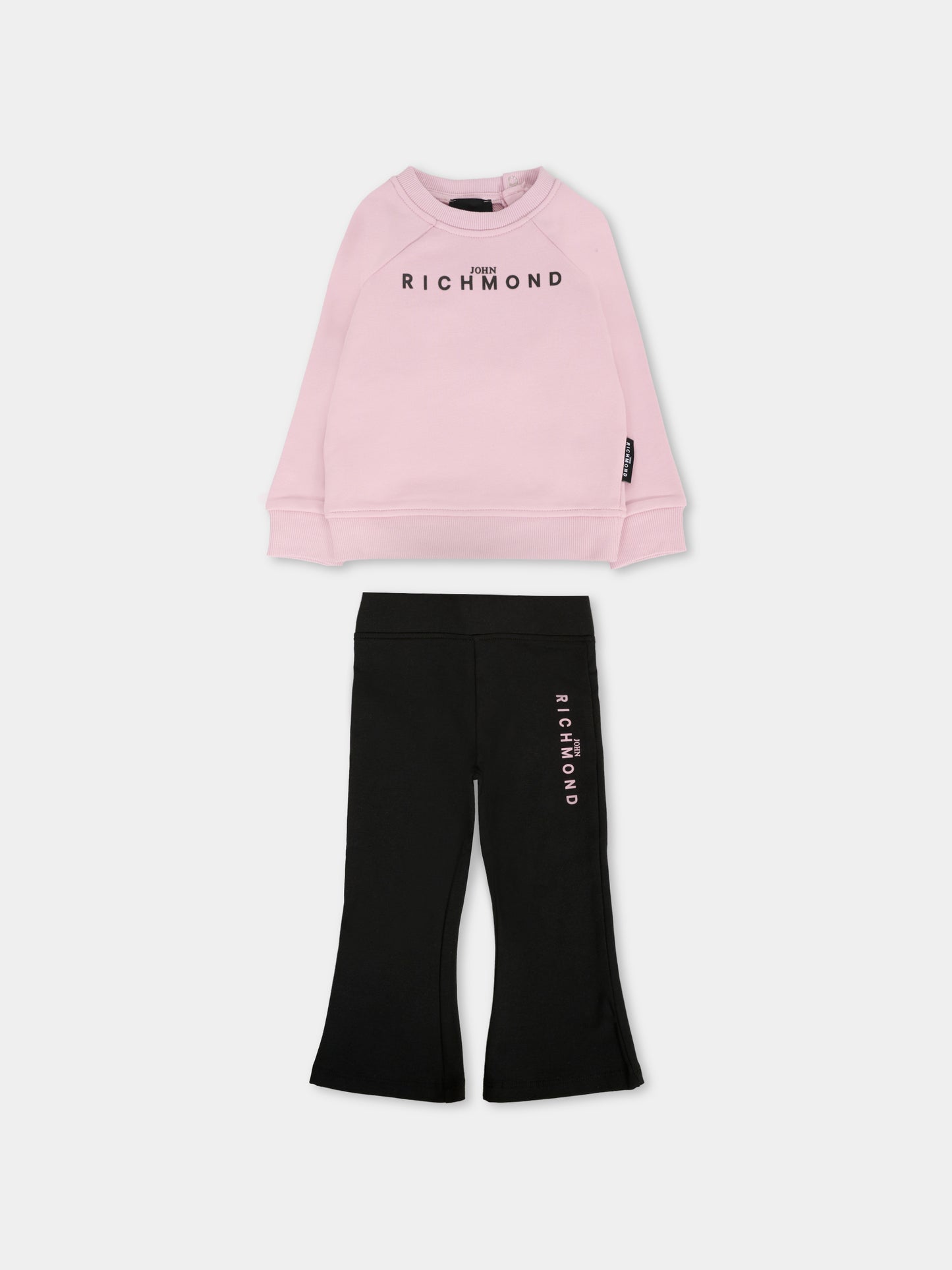 Completo lilla per neonata con logo,Richmond,RIA25017CF ORCHID ICE