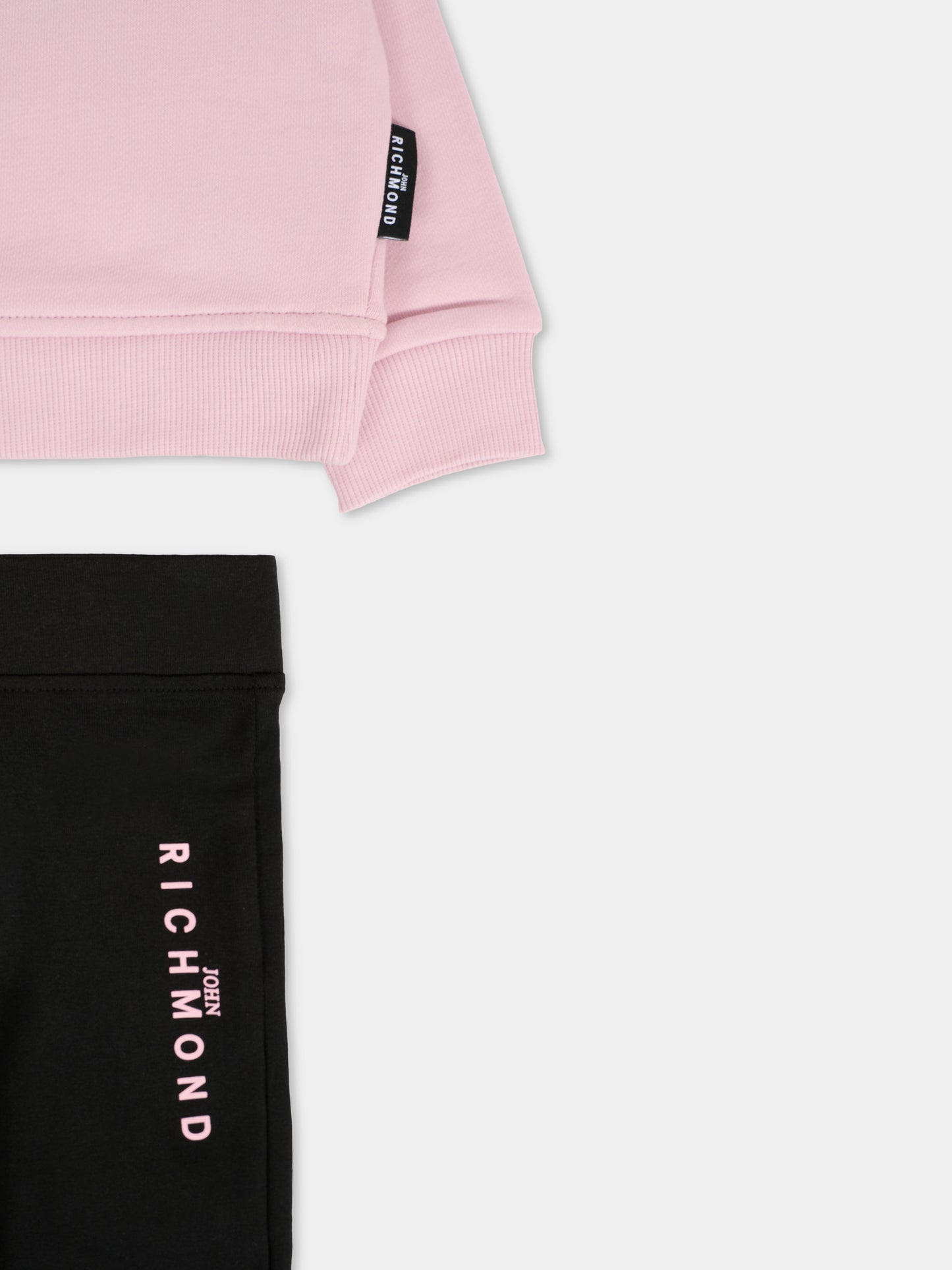 Completo lilla per neonata con logo,Richmond,RIA25017CF ORCHID ICE