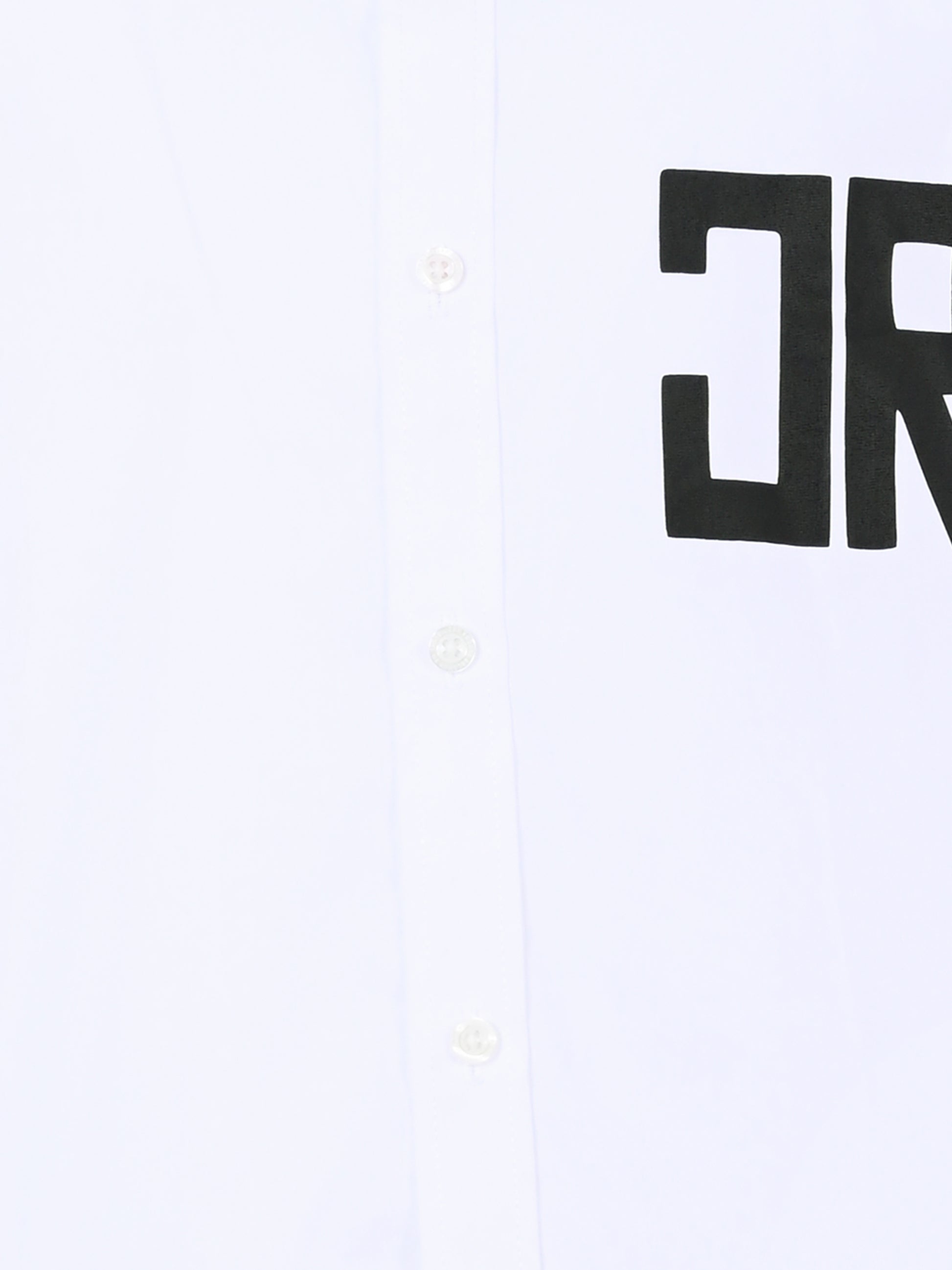 Camicia bianca per bambino con logo,Richmond,RBA25129CA WHITE