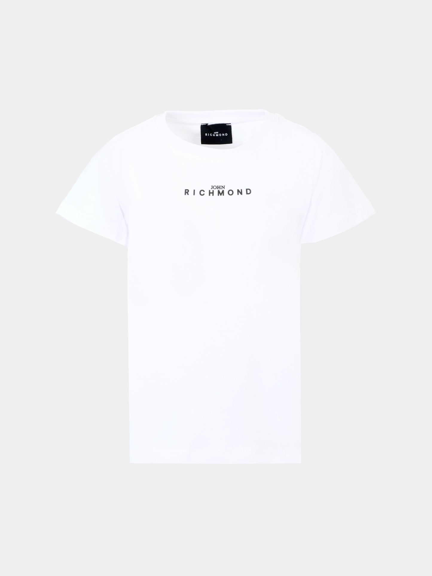 White t-shirt for kids with logo