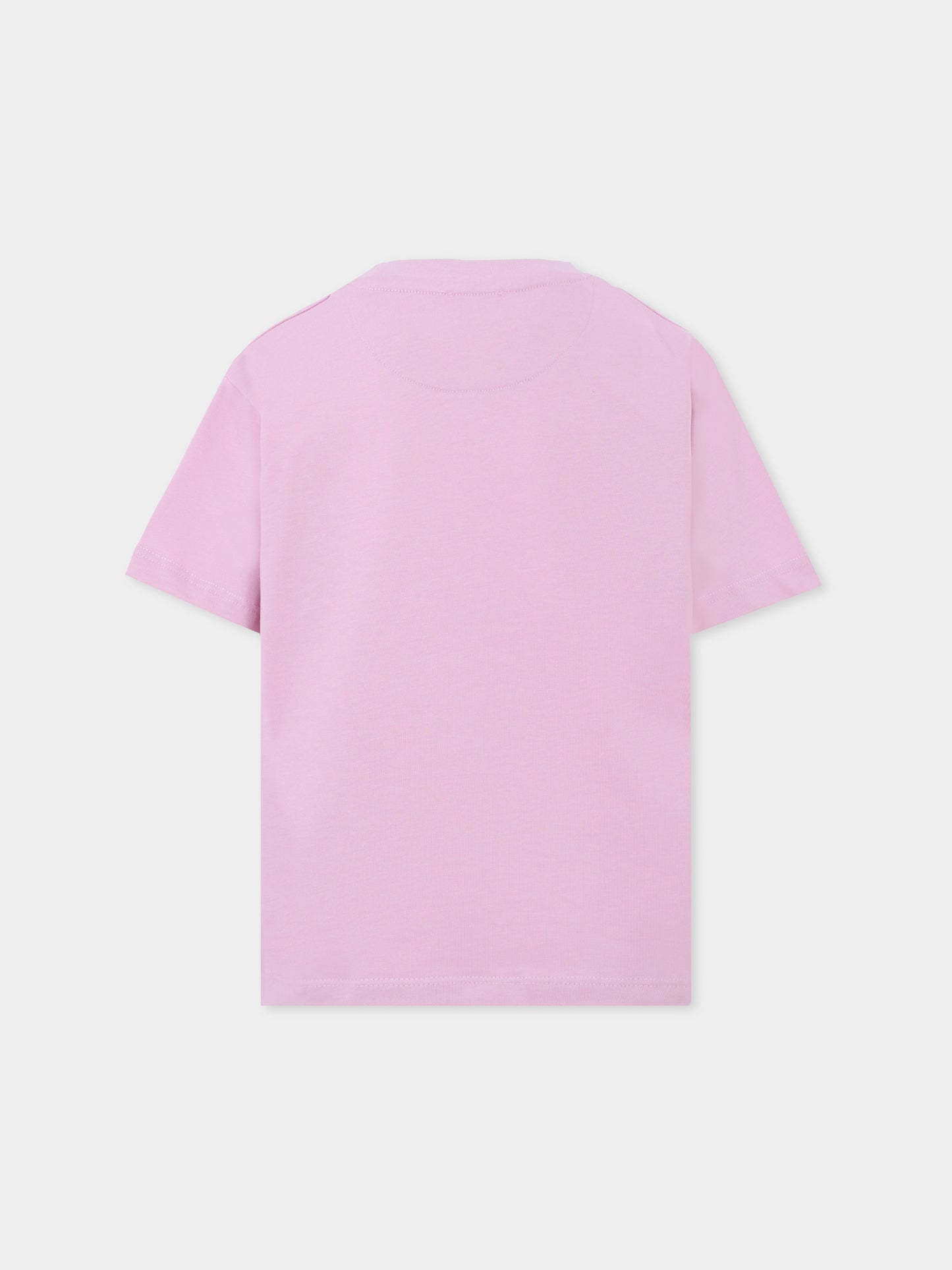 T-shirt lilla per bambina con logo,Richmond,RGA25008TS LILAC FRAGRANT