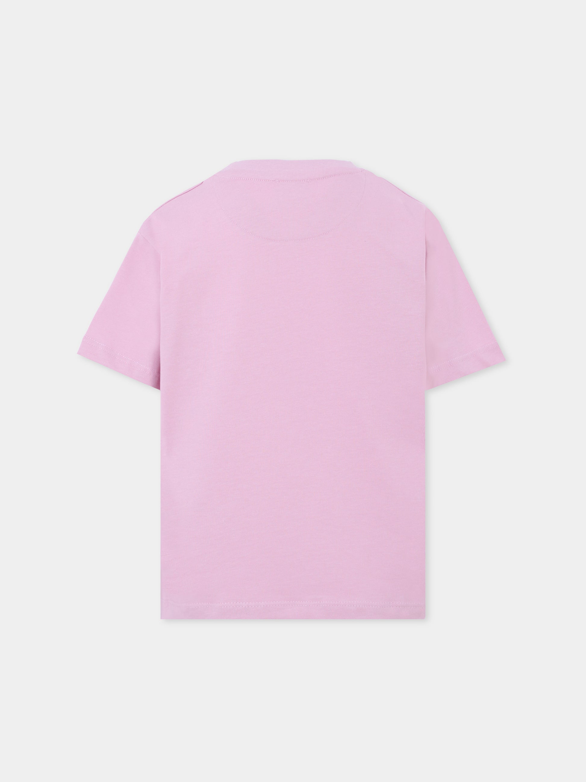 T-shirt lilla per bambina con logo,Richmond,RGA25008TS LILAC FRAGRANT