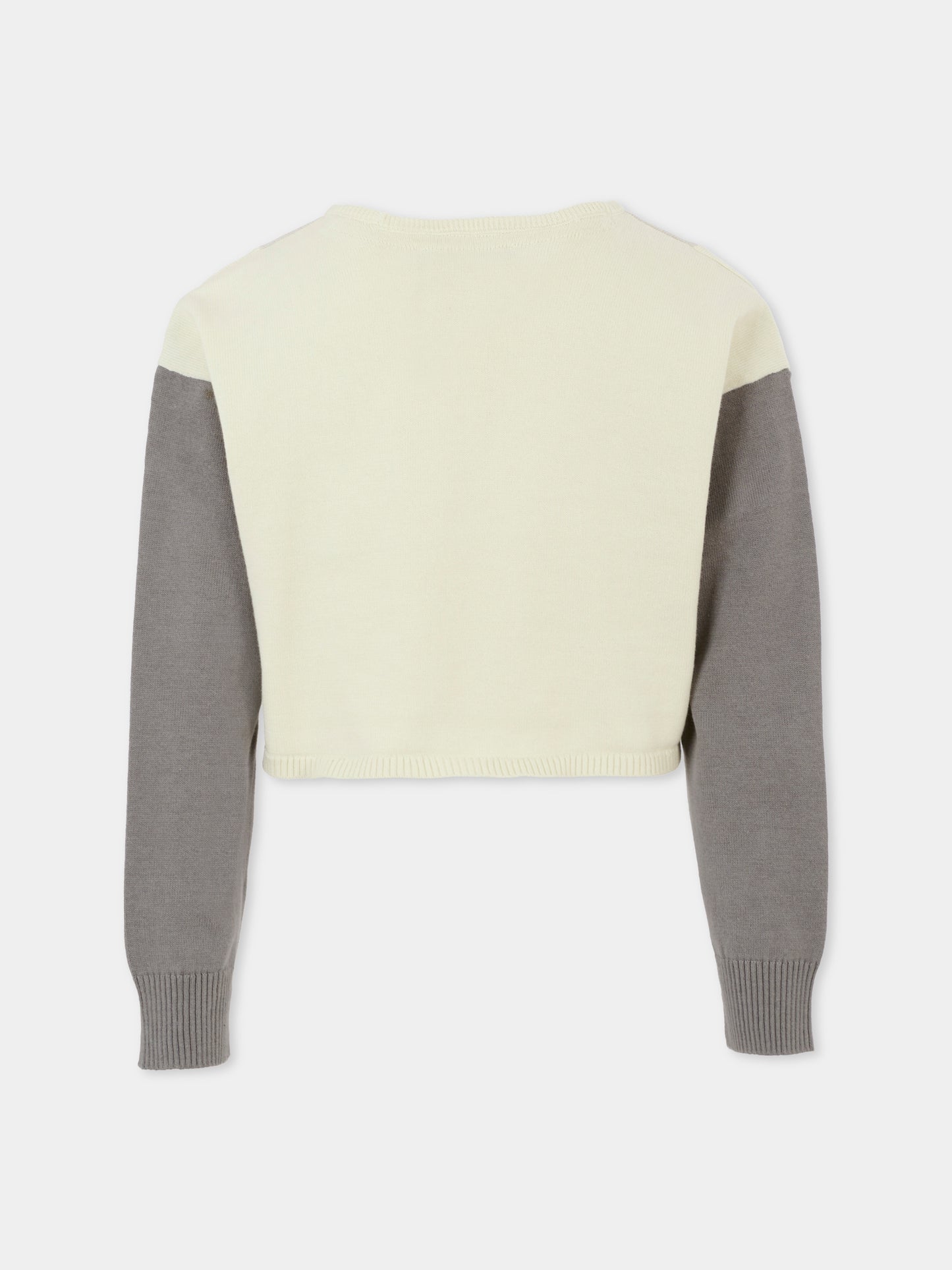 Maglione multicolor per bambina con logo,Richmond,RGA25172MA BLUE VAPOR