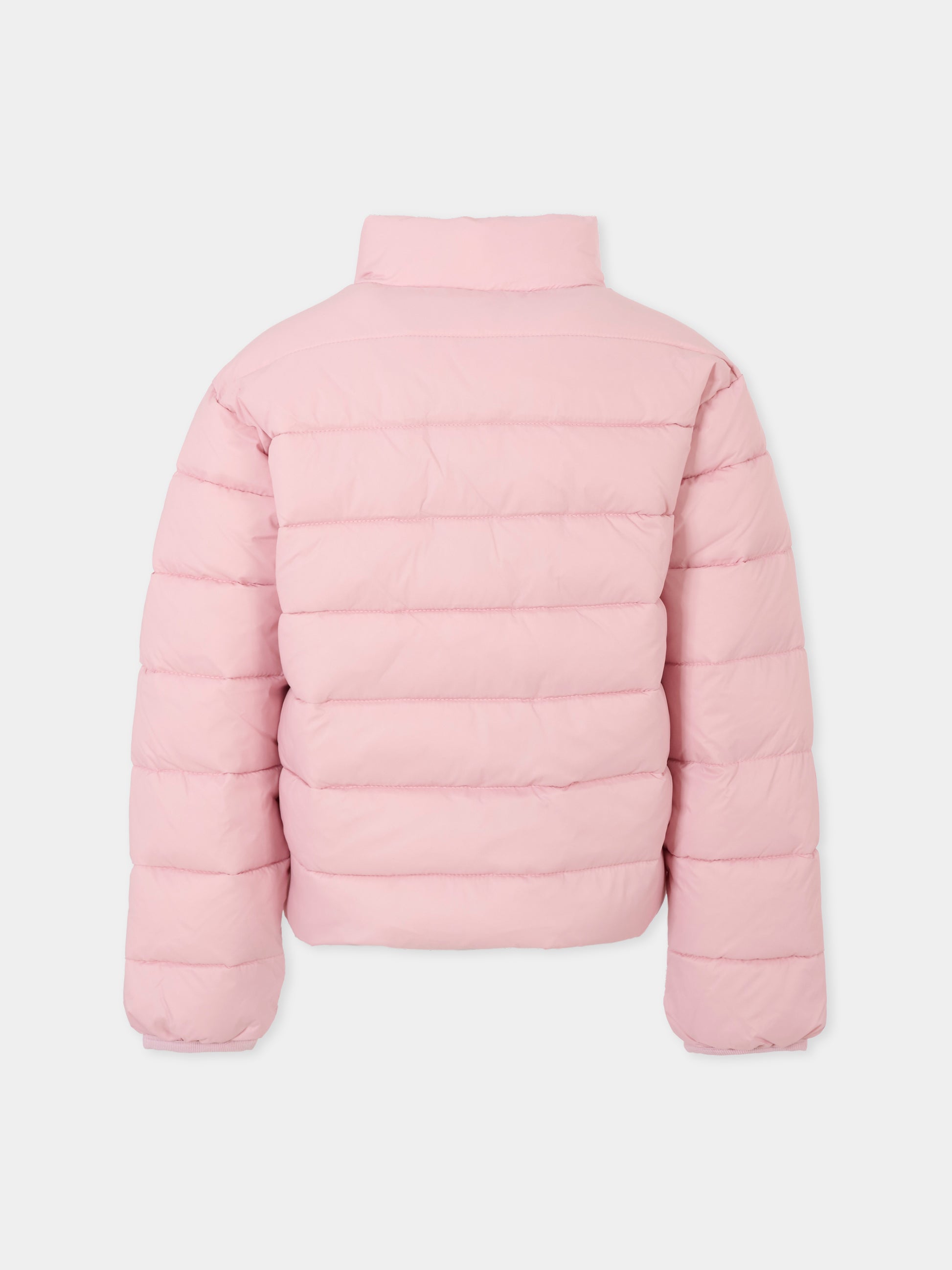 Piumino lilla per bambina con logo,Richmond,RGA25233PI LILAC FRAGRANT