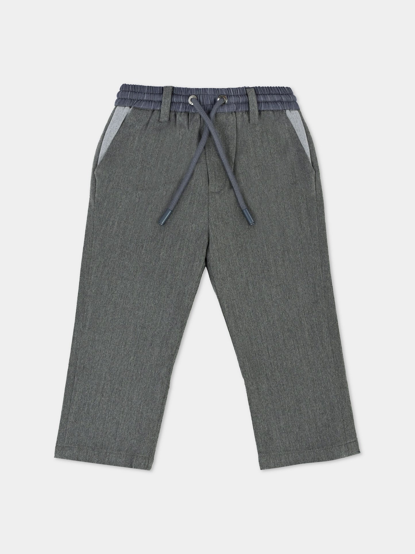 Pantaloni grigi per neonato,Richmond,RIA25062PA GREY STEEL