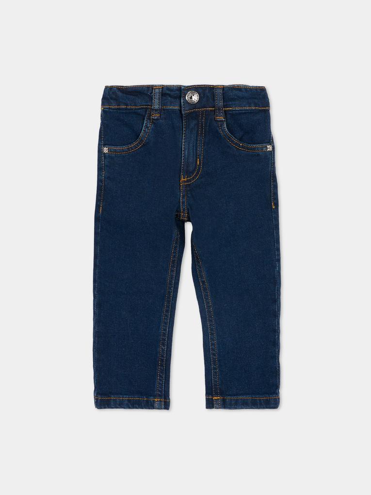 Jeans denim per neonata con logo,Richmond,RIA25081JE DENIM BLUE MEDIUM