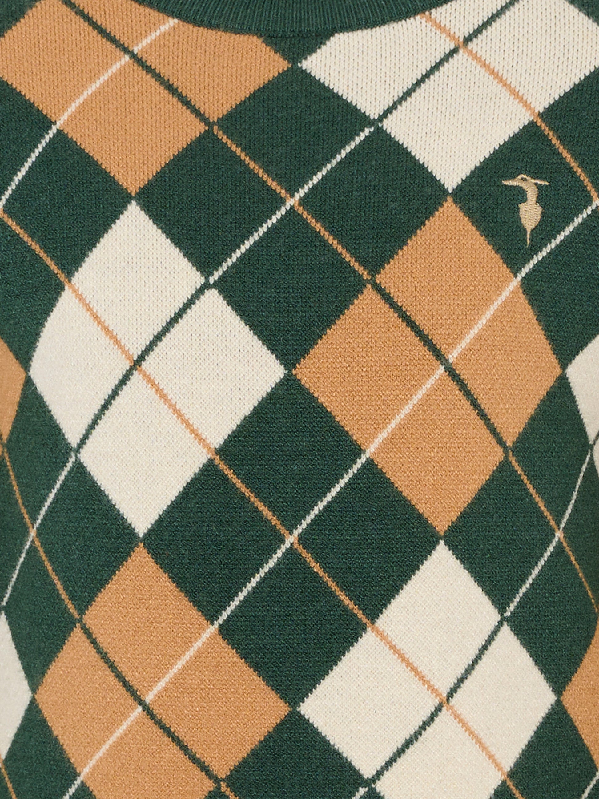 Maglione verde per bambino con ricamato,Trussardi Junior,TBA25068MA PINENEEDLE