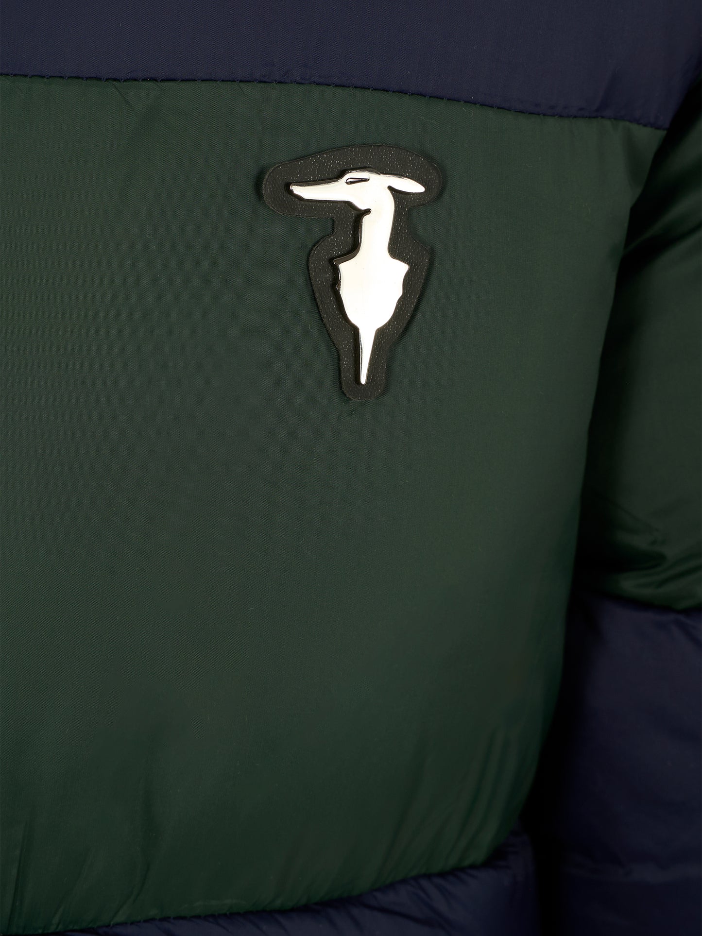 Piumino verde per bambino con logo,Trussardi Junior,TBA25051PI PINENEEDLE