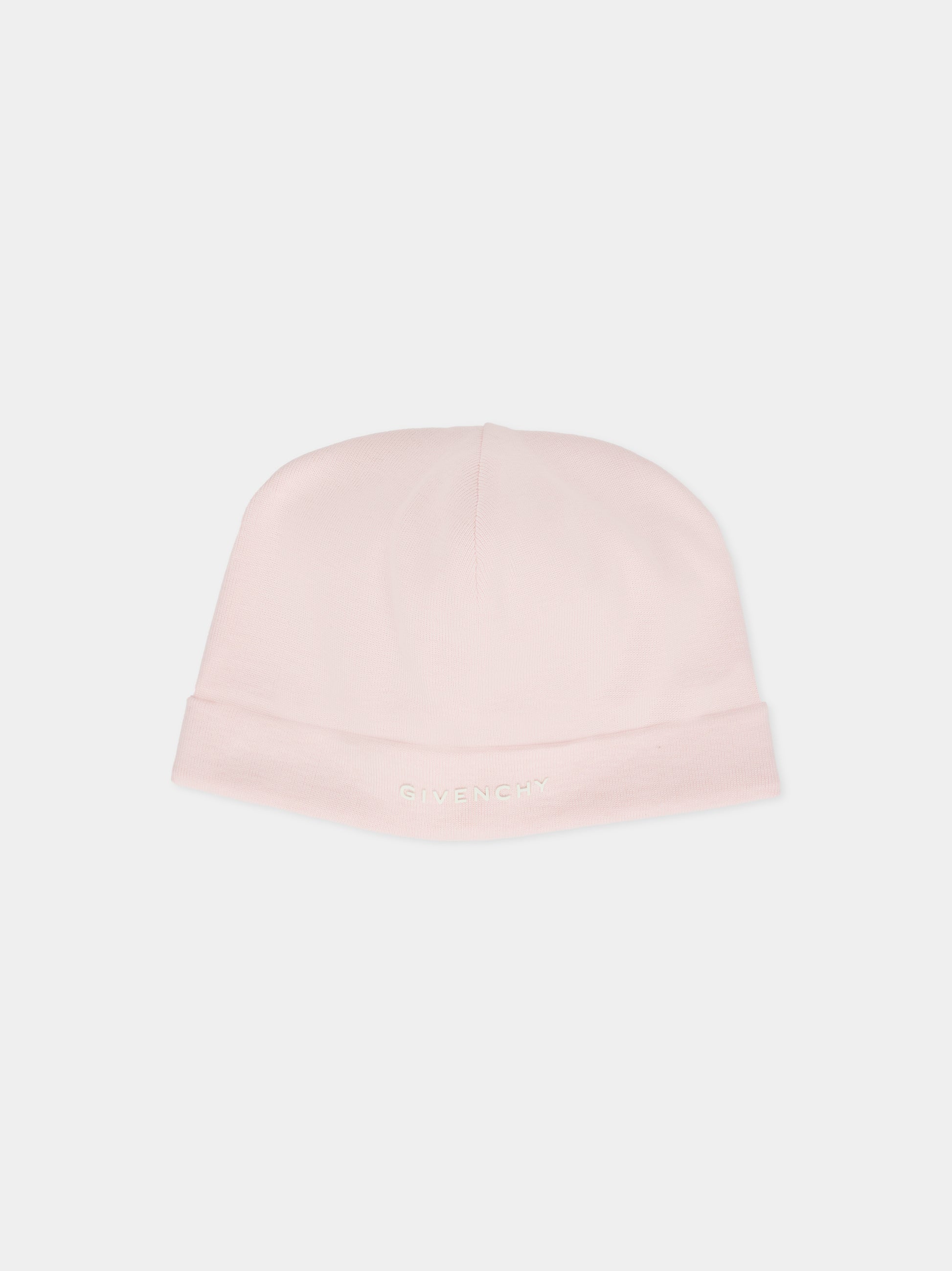 Set tutina rosa per neonata con logo,Givenchy Kids,H30864 44Z