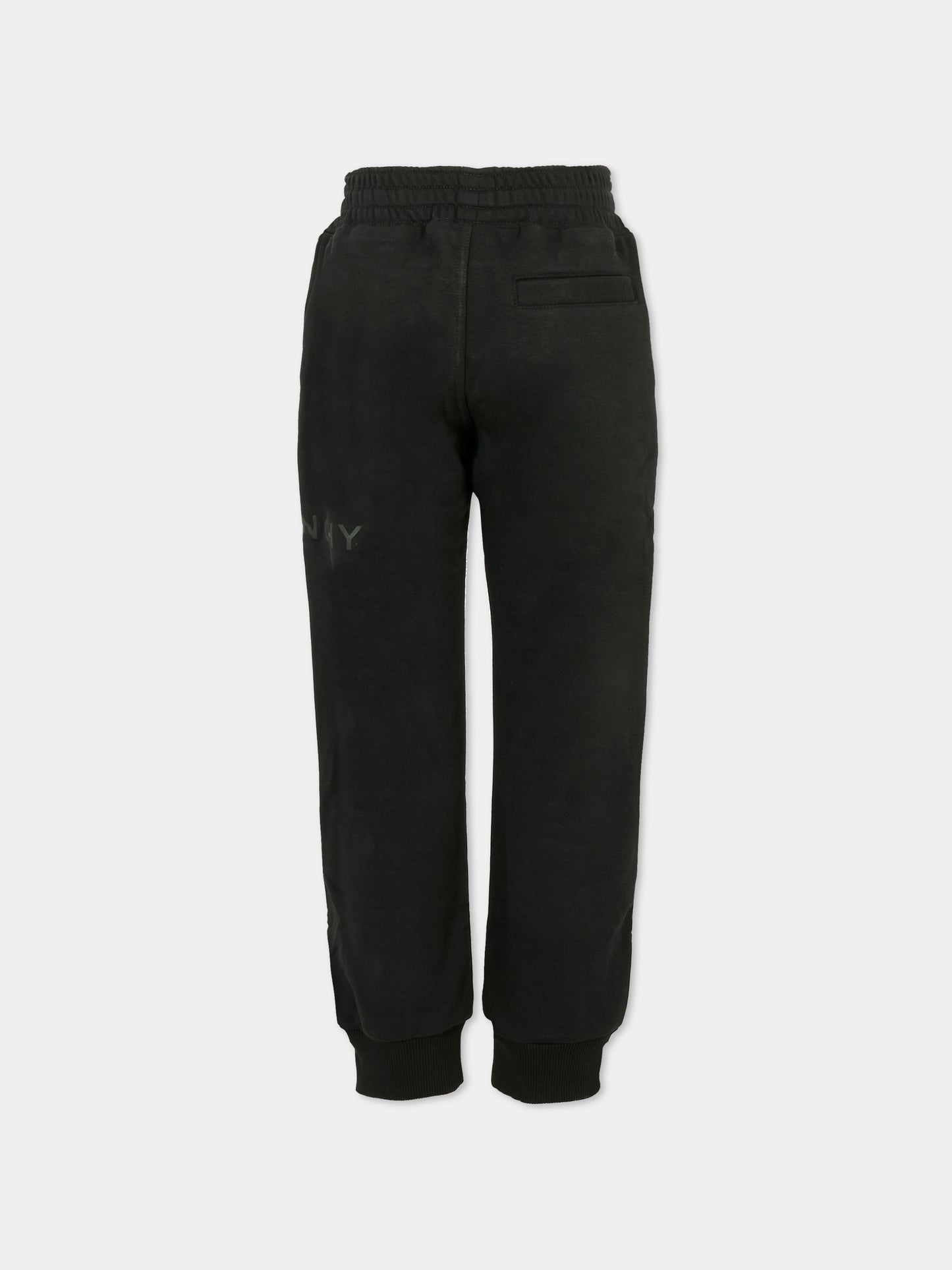 Pantaloni neri per bambini con logo,Givenchy Kids,H30922 09B