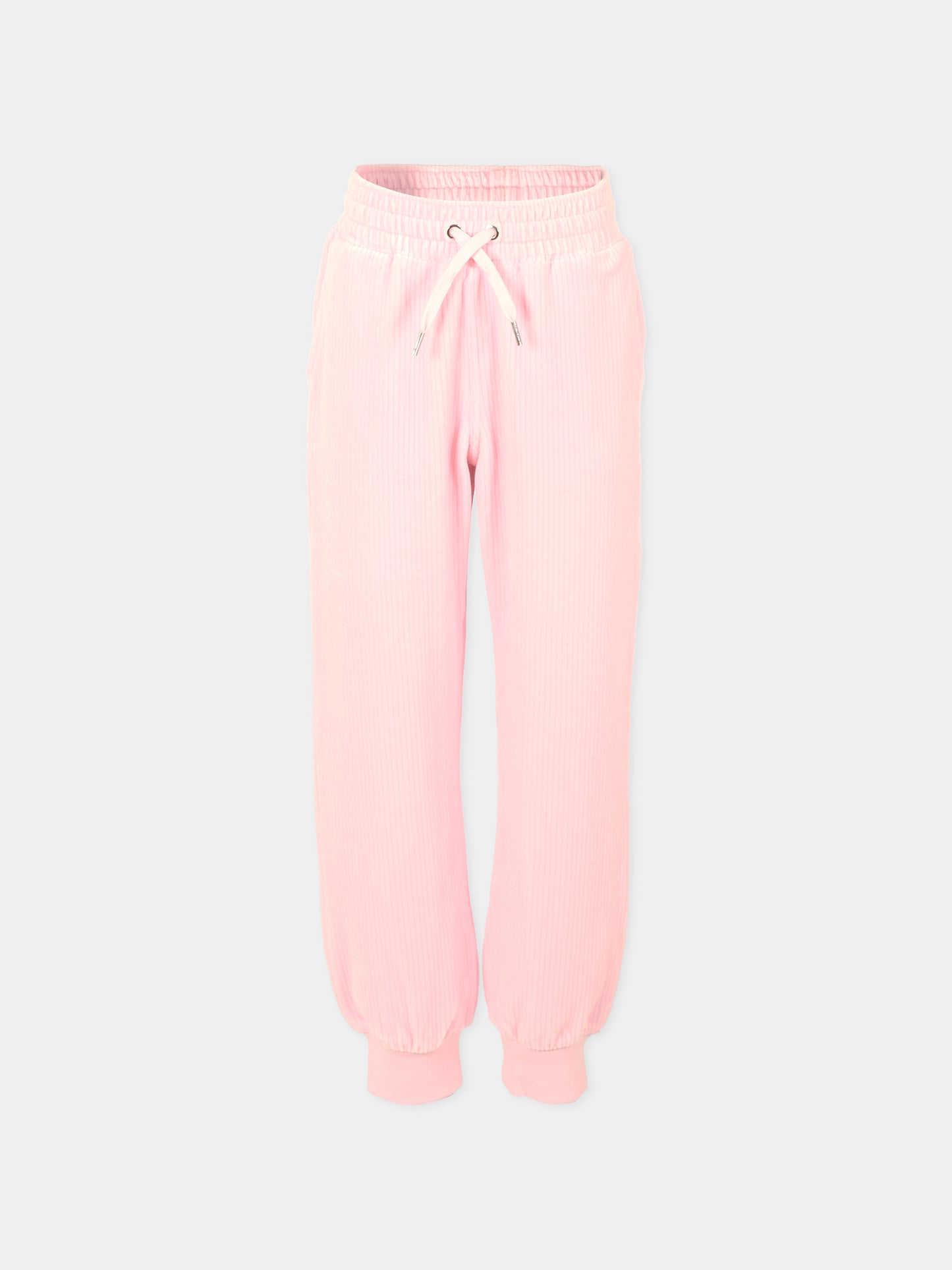 Pantaloni rosa per bambina con logo,Givenchy Kids,H30924 44Z
