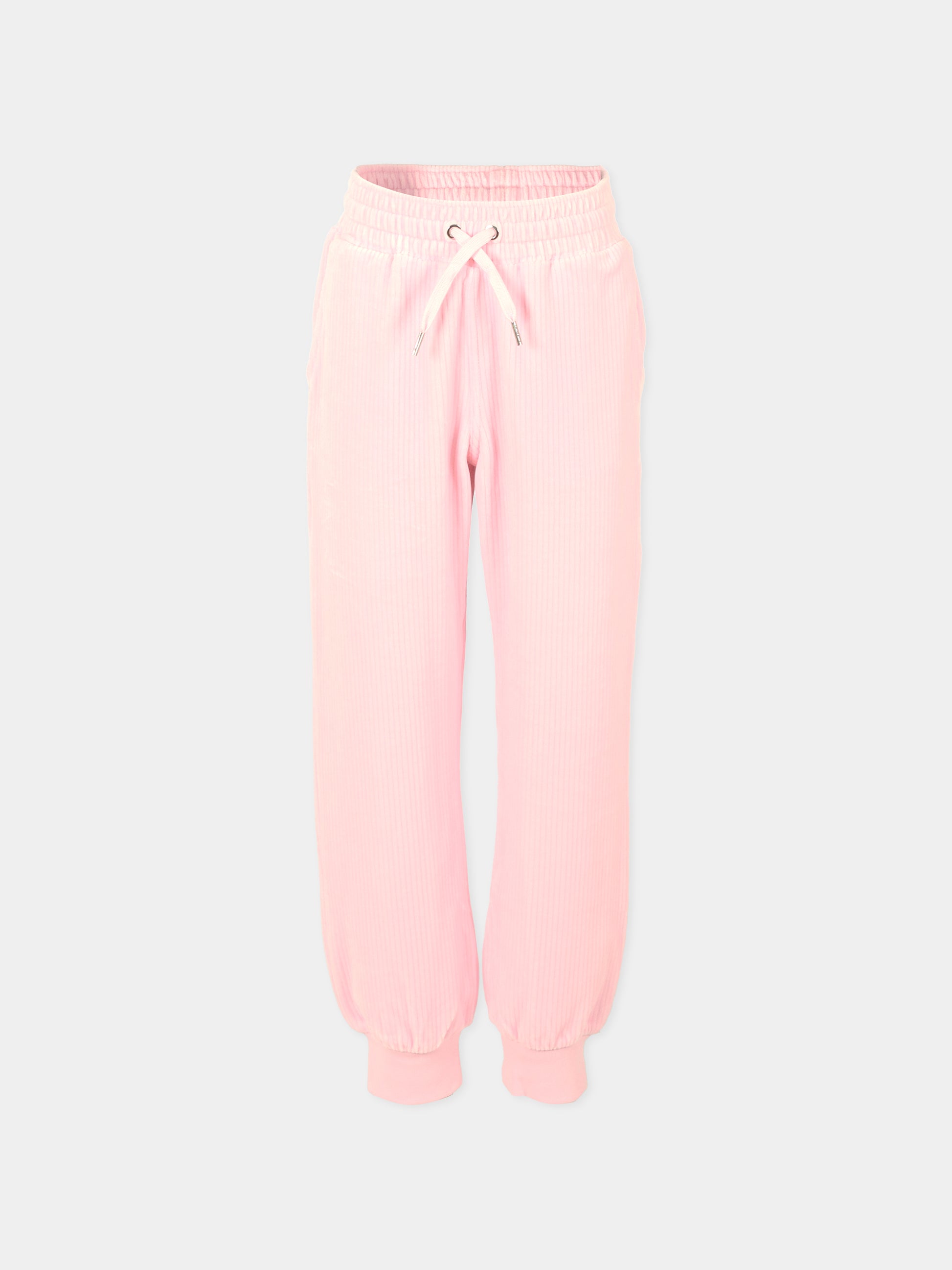 Pantaloni rosa per bambina con logo,Givenchy Kids,H30924 44Z