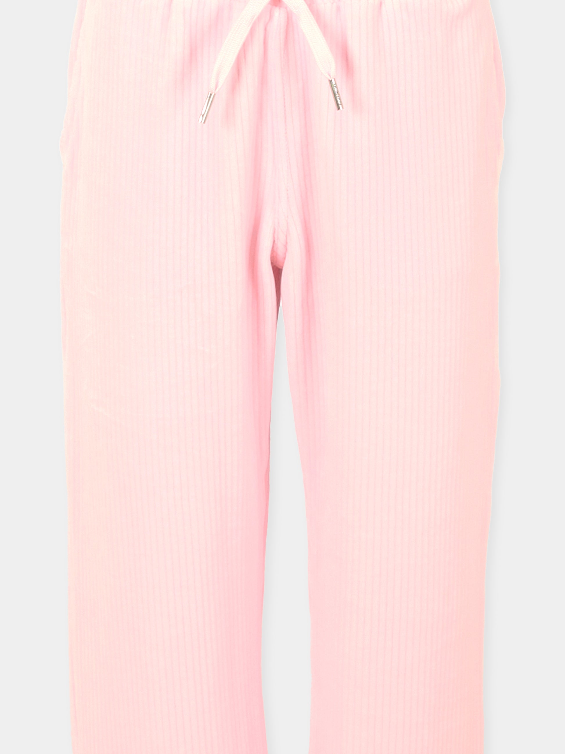Pantaloni rosa per bambina con logo,Givenchy Kids,H30924 44Z