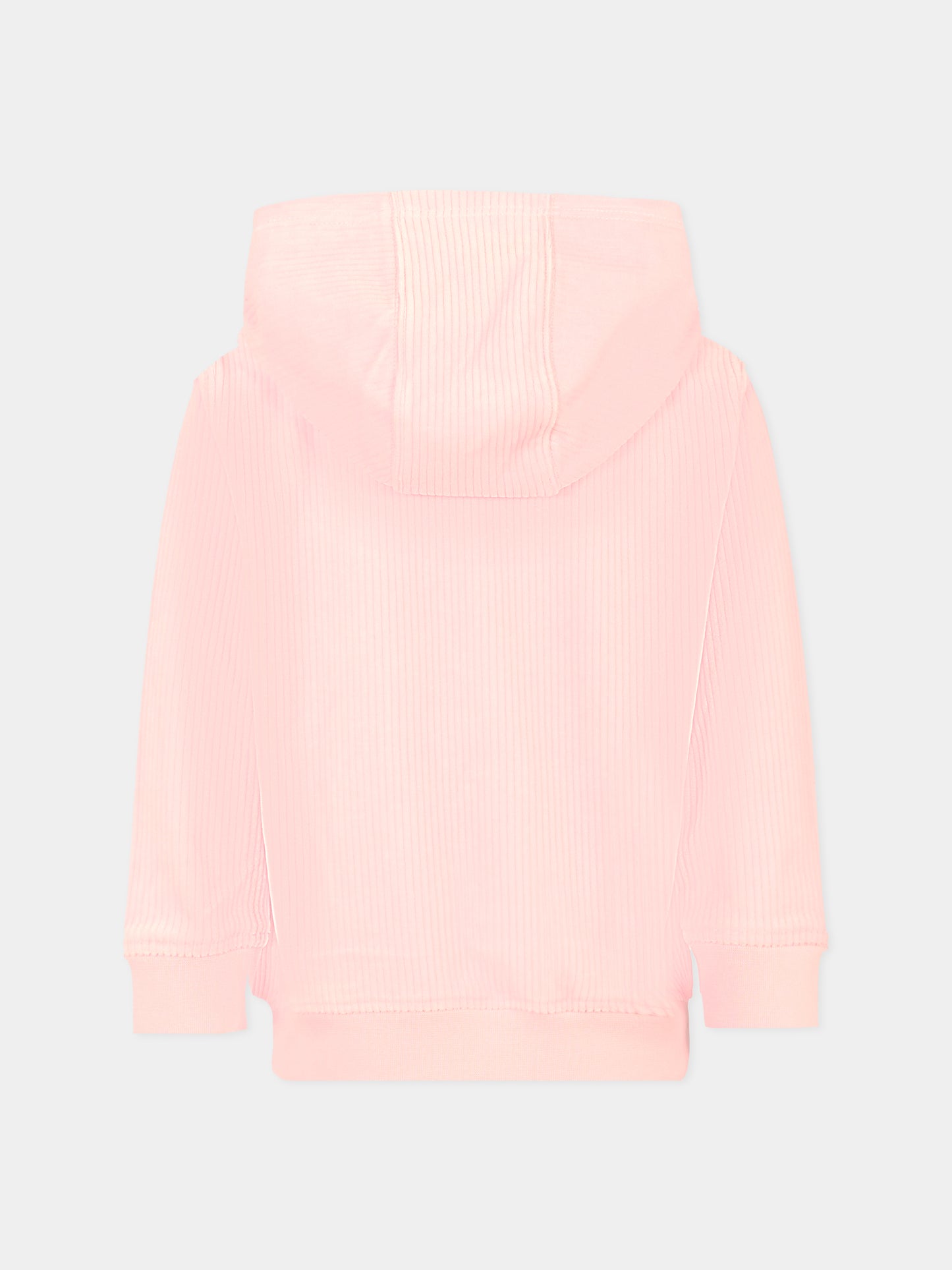 Felpa rosa per bambina con logo,Givenchy Kids,H30940 44Z
