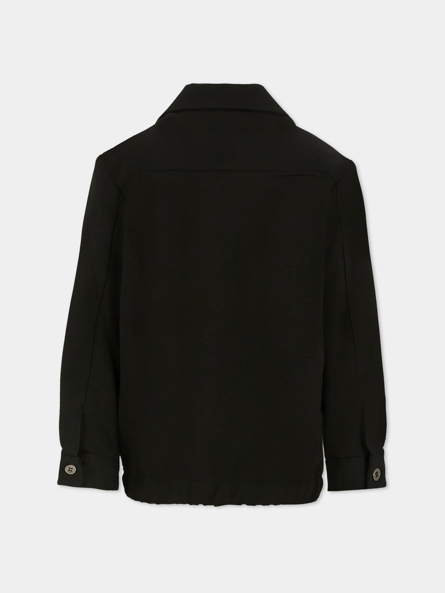 Giacca nera per bambino con patch,Givenchy Kids,H30941 09B