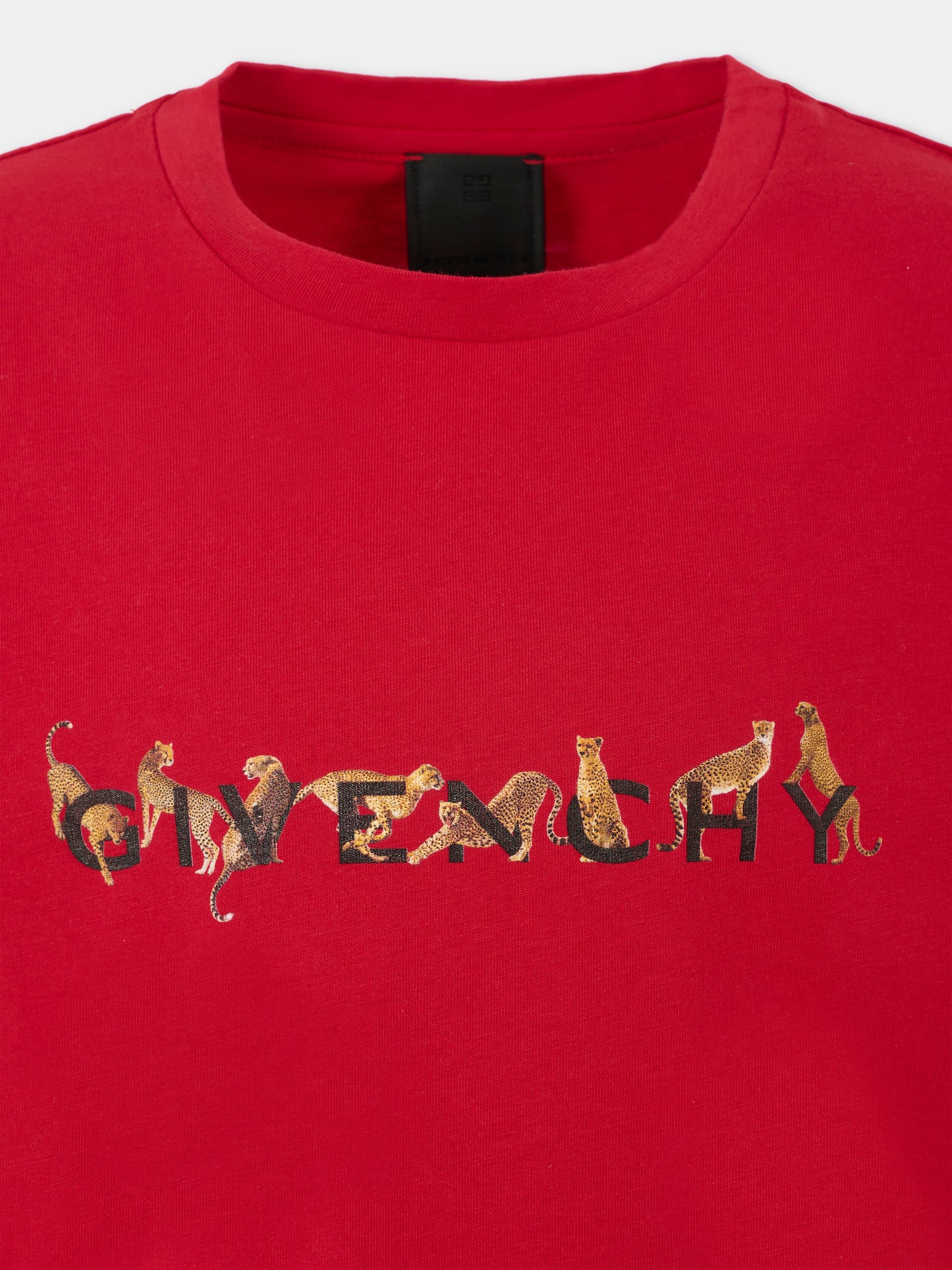 T-shirt bordeaux per bambina con logo maculato,Givenchy Kids,H31018 95H