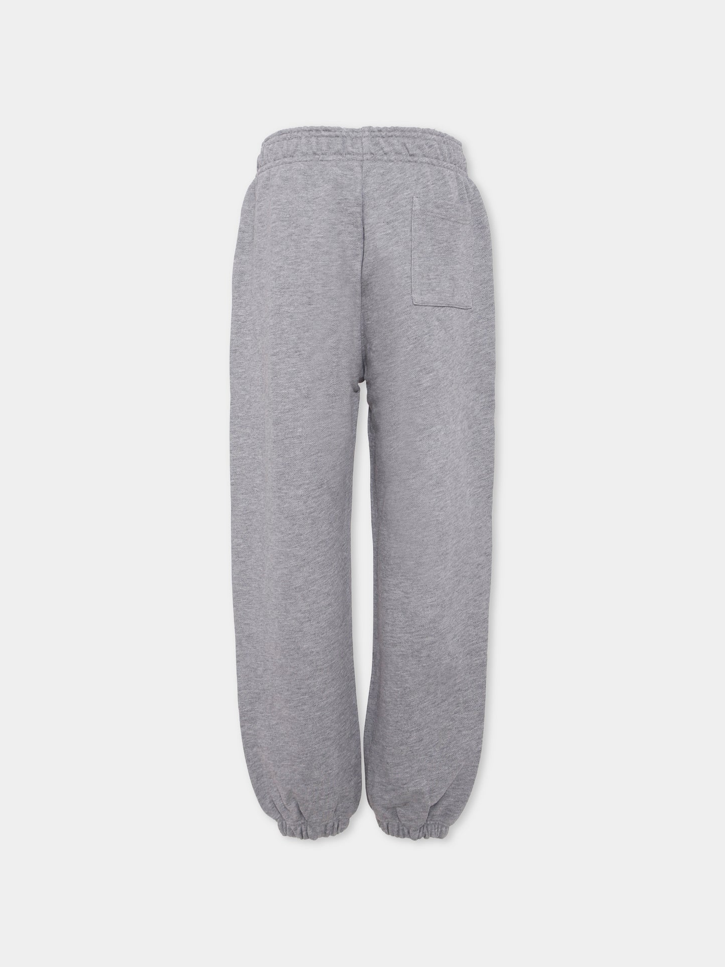 Pantaloni grigi per bambini con logo,Versace,1018341 1A14889 6E780