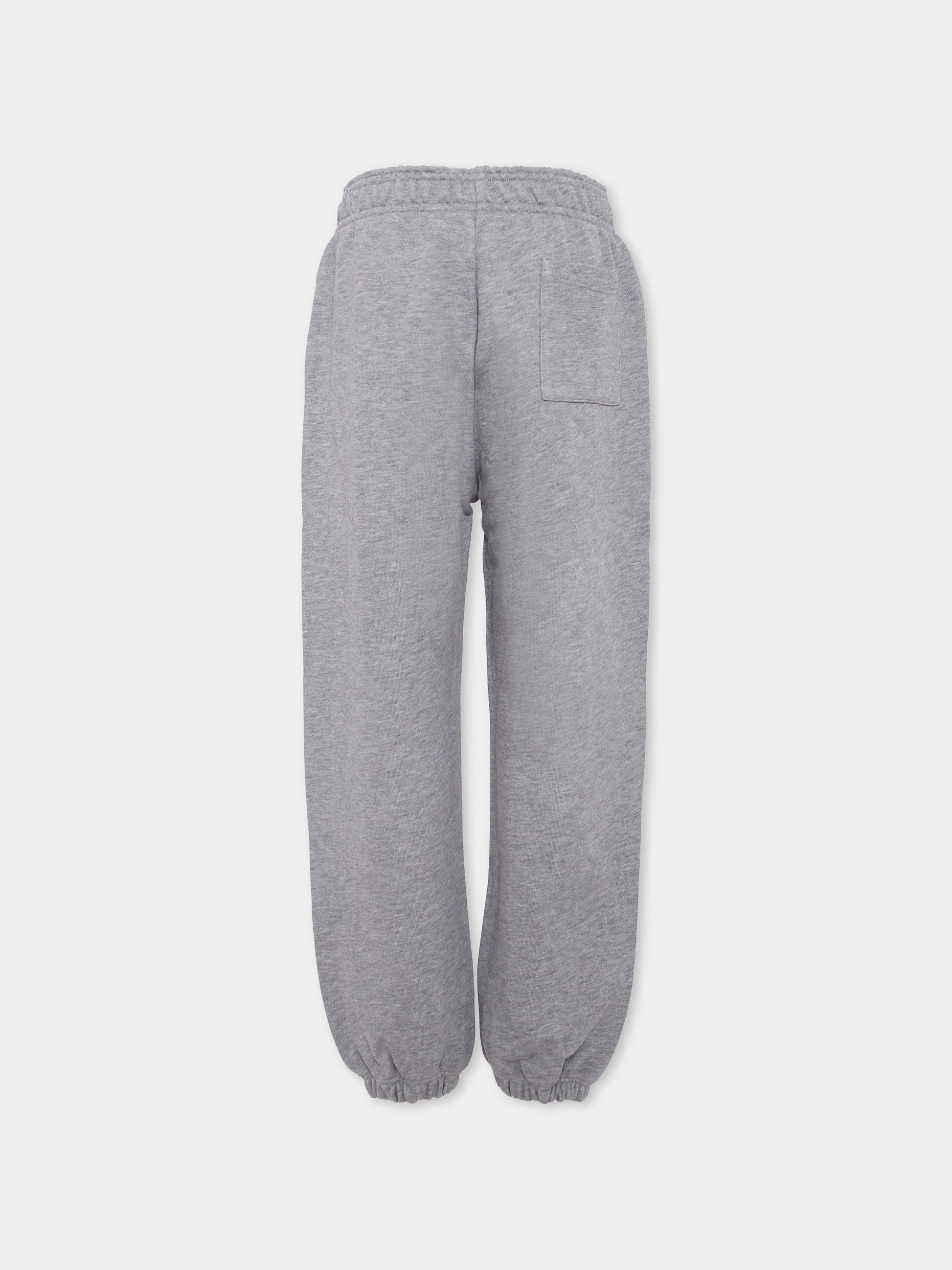 Pantaloni grigi per bambini con logo,Versace,1018341 1A14889 6E780