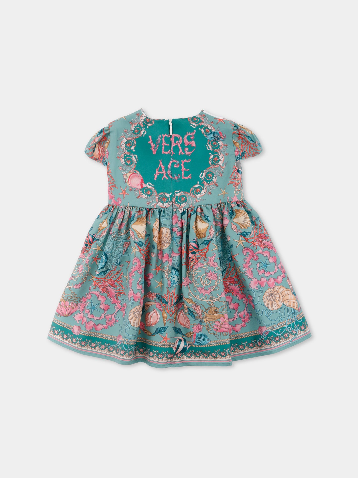 Vestito multicolor La Vacanza per neonata,Versace,1021028 1A15352 6G700