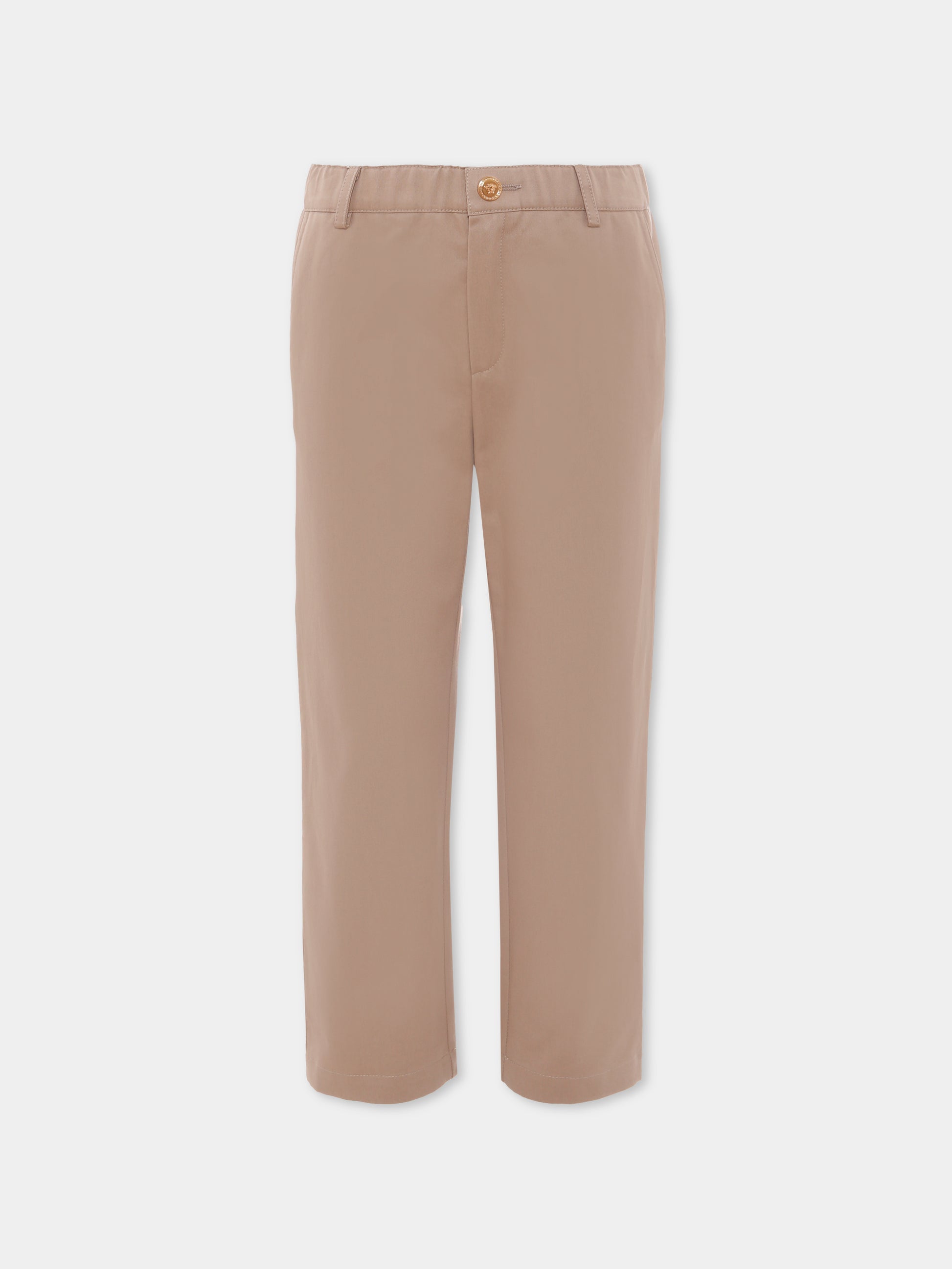 Pantaloni cargo beige per bambino,Versace,1021057 1A14824 1K020