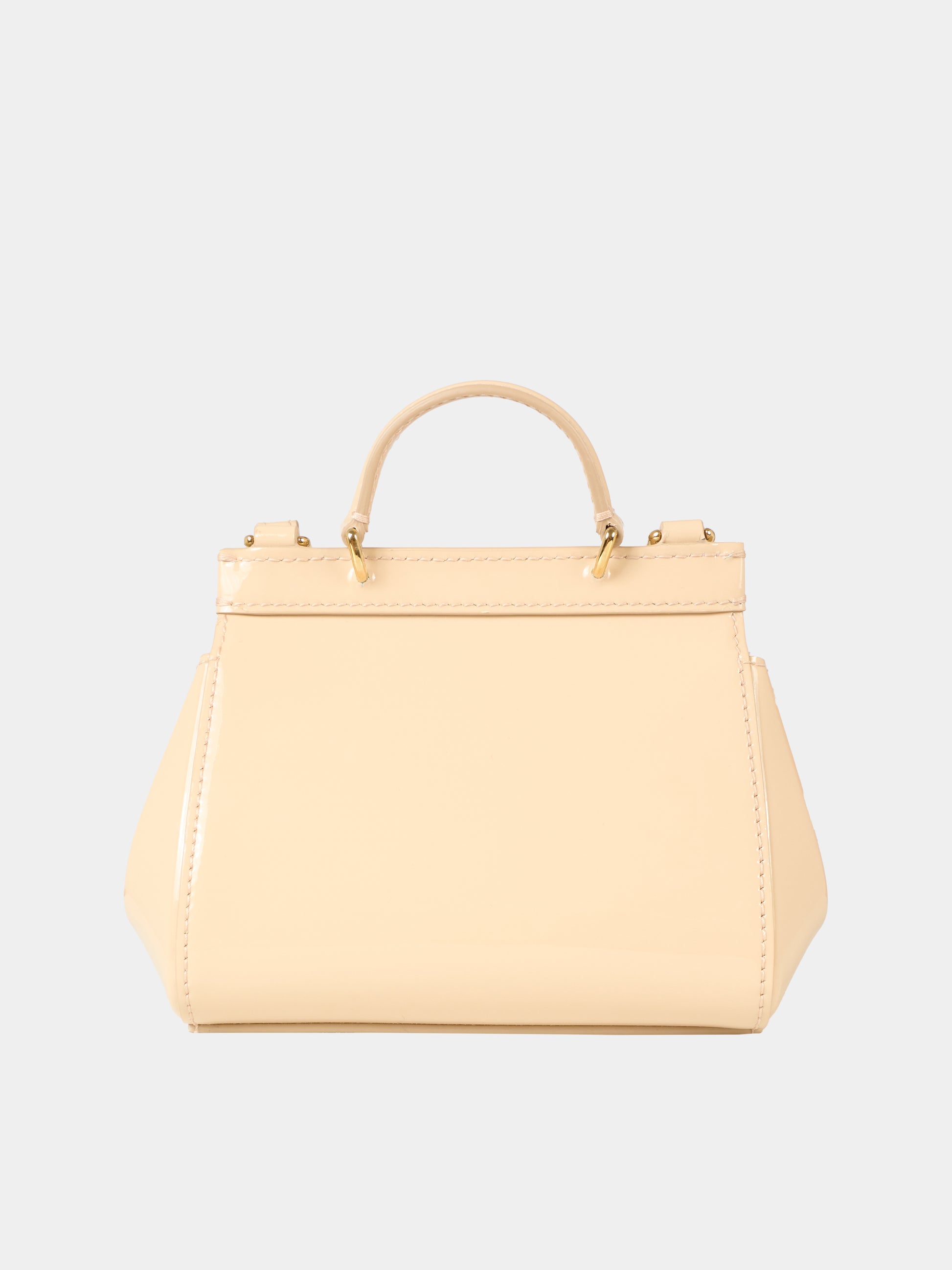 Borsa Sicily rosa cipria per bambina con logo,Dolce & Gabbana Kids,EB0003 A1067 80412