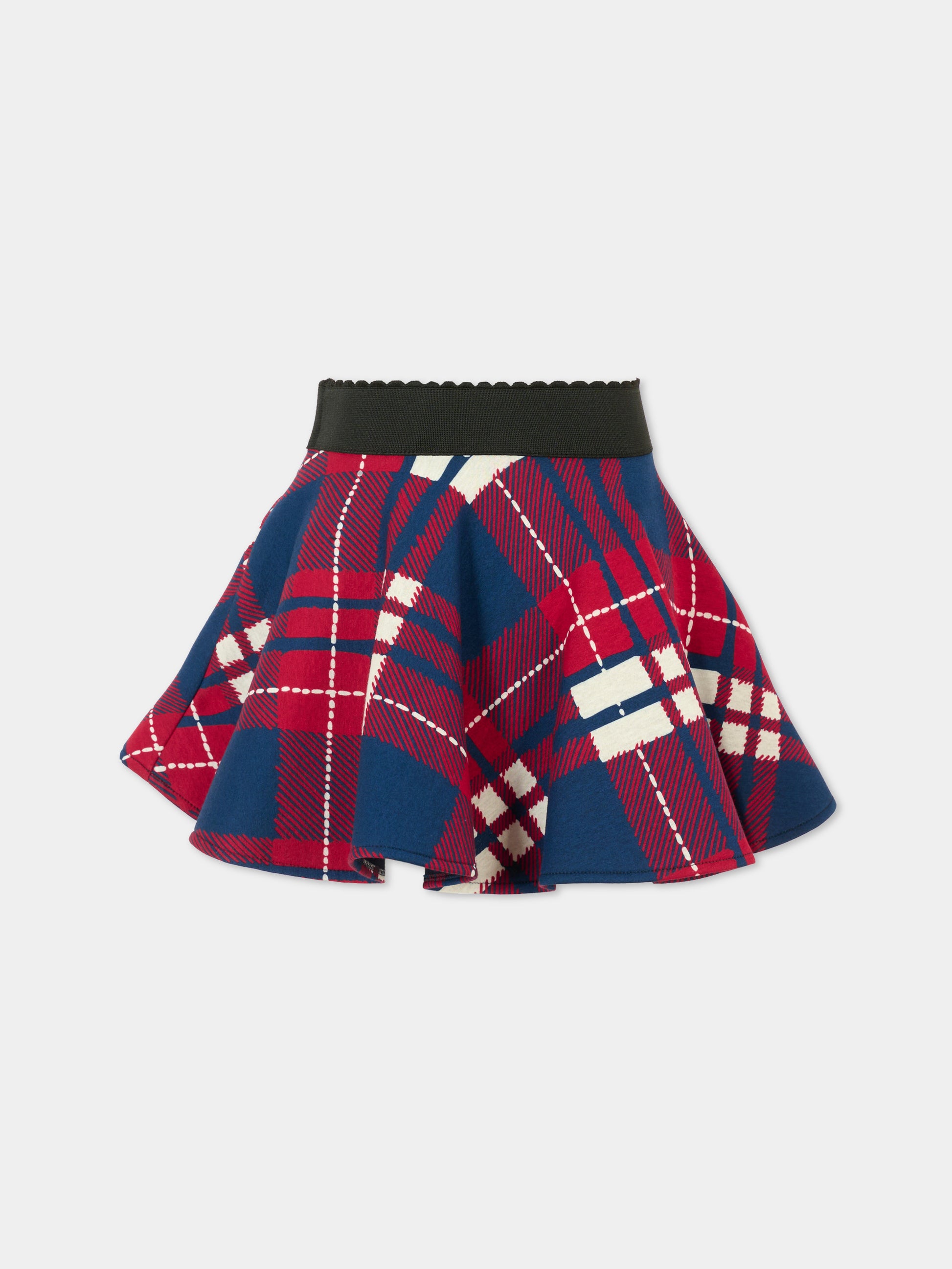 Gonna multicolor per bambina con logo,Dolce & Gabbana Kids,L54I67 ISMKM HD5QB