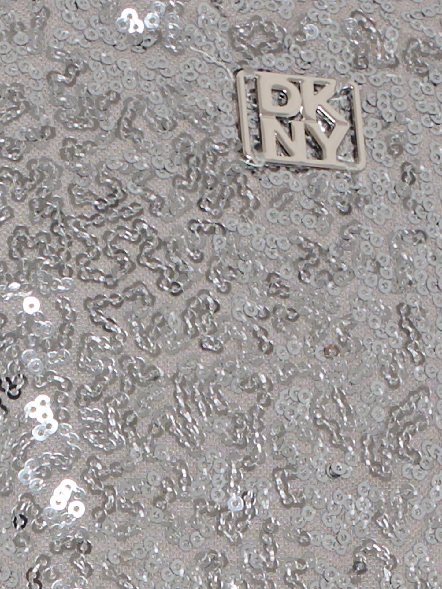 Vestito argento per bambina con paillettes,Dkny,D62409 016