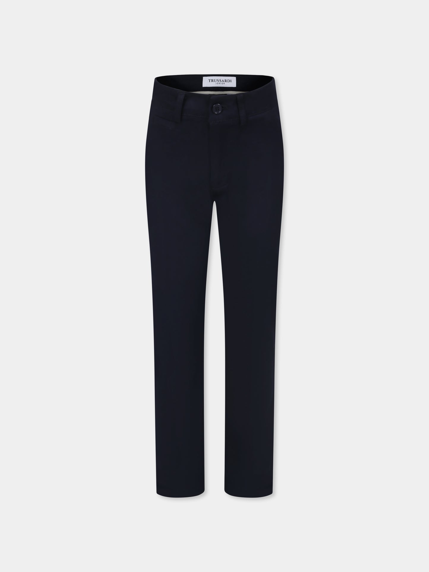 Pantaloni blu per bambino,Trussardi Junior,TBP25022PA BLUE NAVY