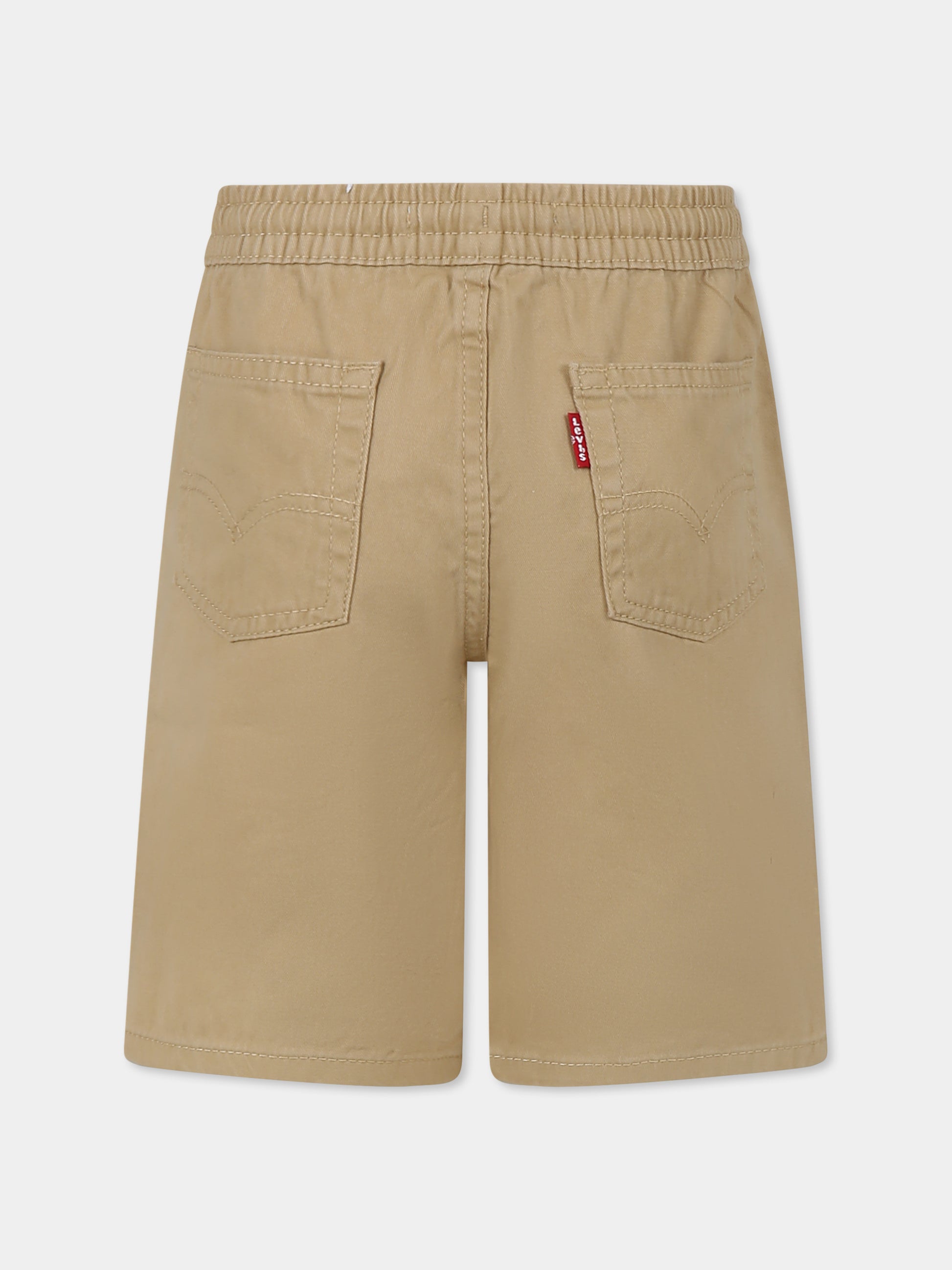 Shorts beige per bambino,Levi's Kids,8EH006 X6R
