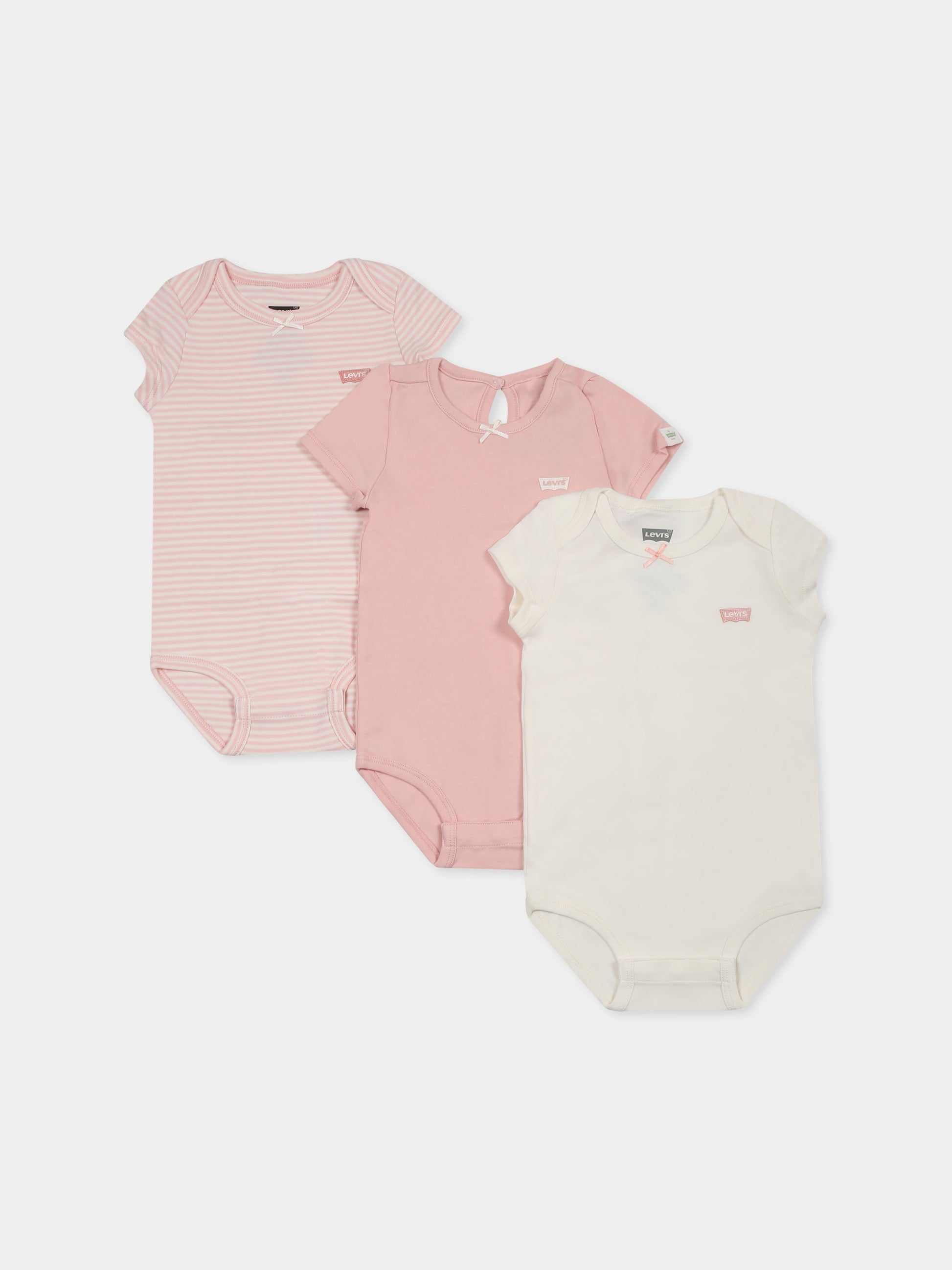 Set body multicolor per neonata con logo,Levi's Kids,1EK337 AF0