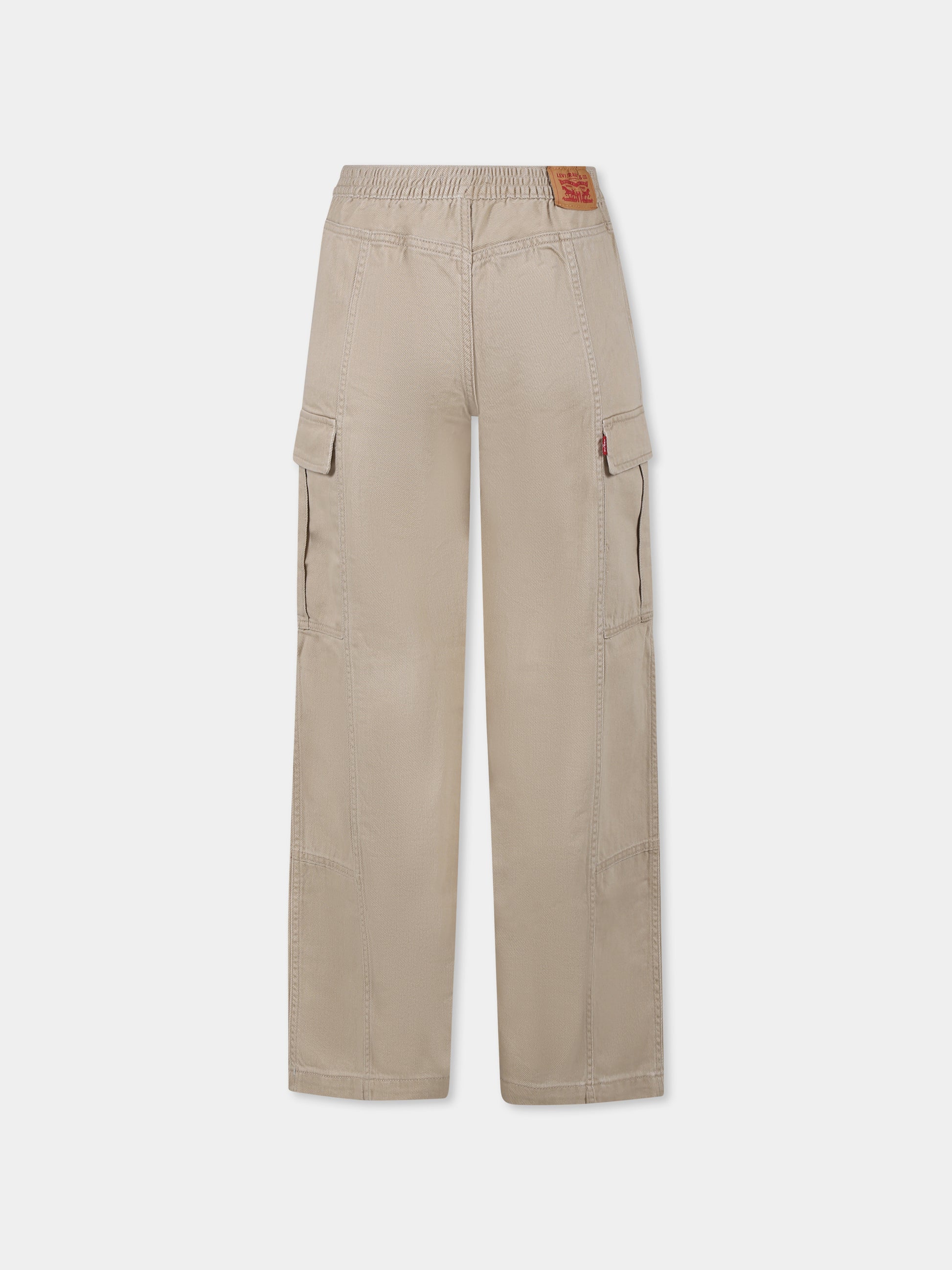 Pantaloni beige per bambina,Levi's Kids,4EL019 A20