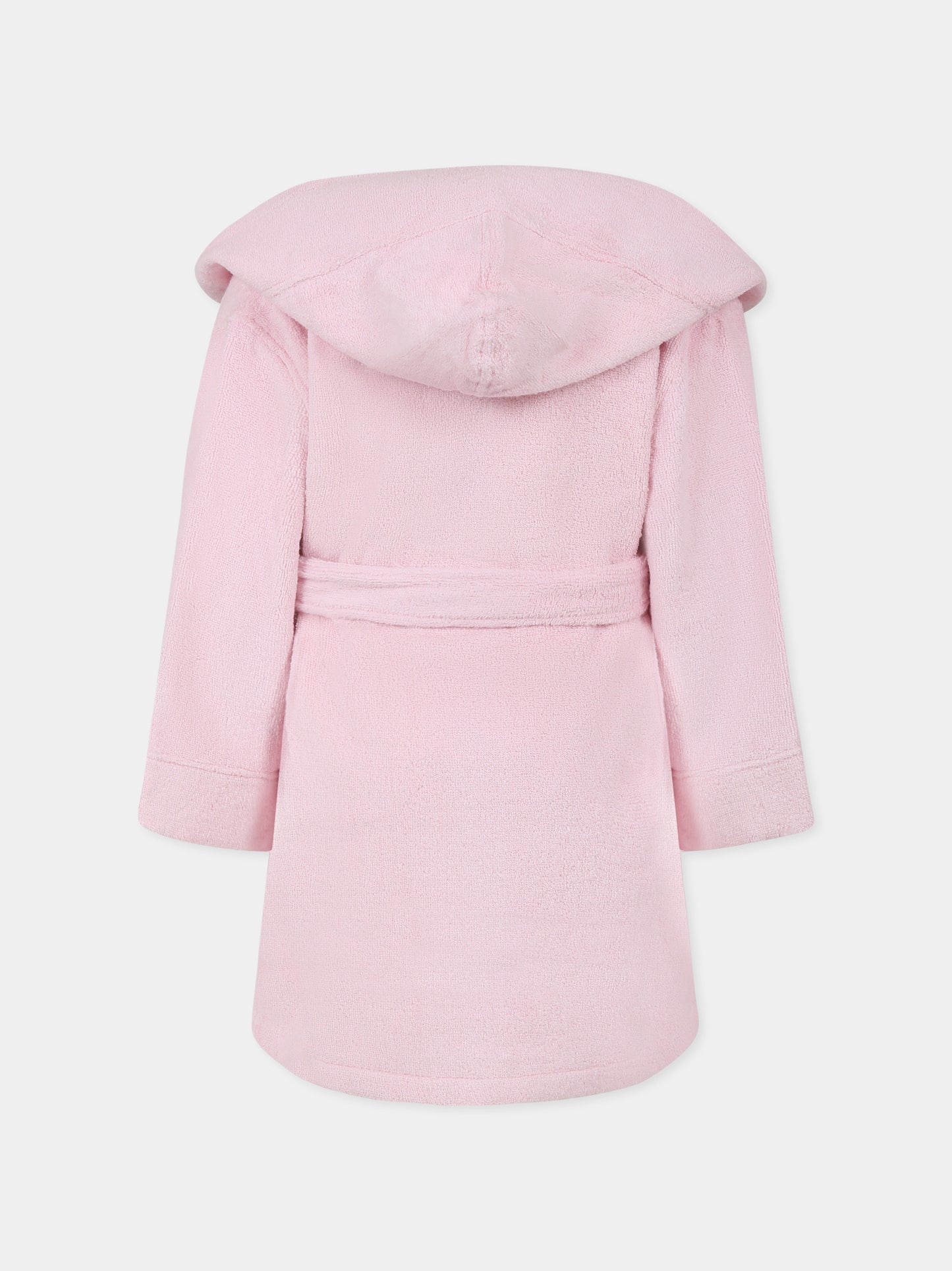 Accappatoio rosa per bambina con cavallino,Ralph Lauren Kids,2P0188 ADQ