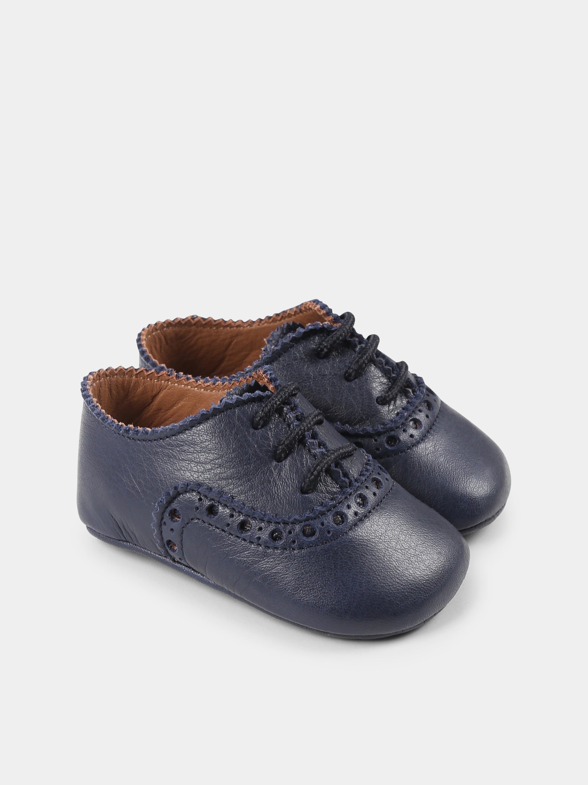 Stringate blu per neonato,Pèpè,00428 BG VIDM NAVY