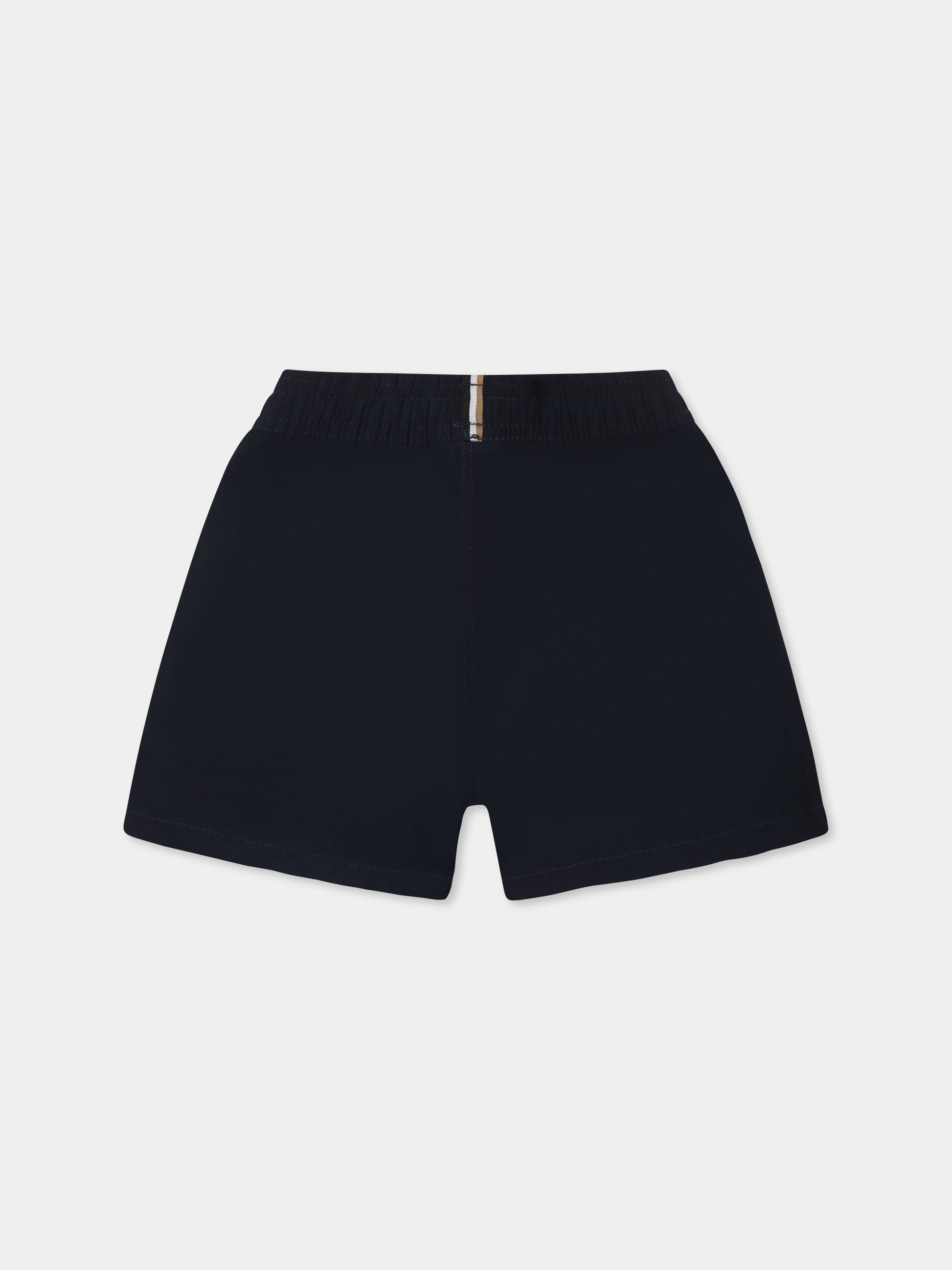 Boxer mare blu per neonato con logo,Boss,J50569 849