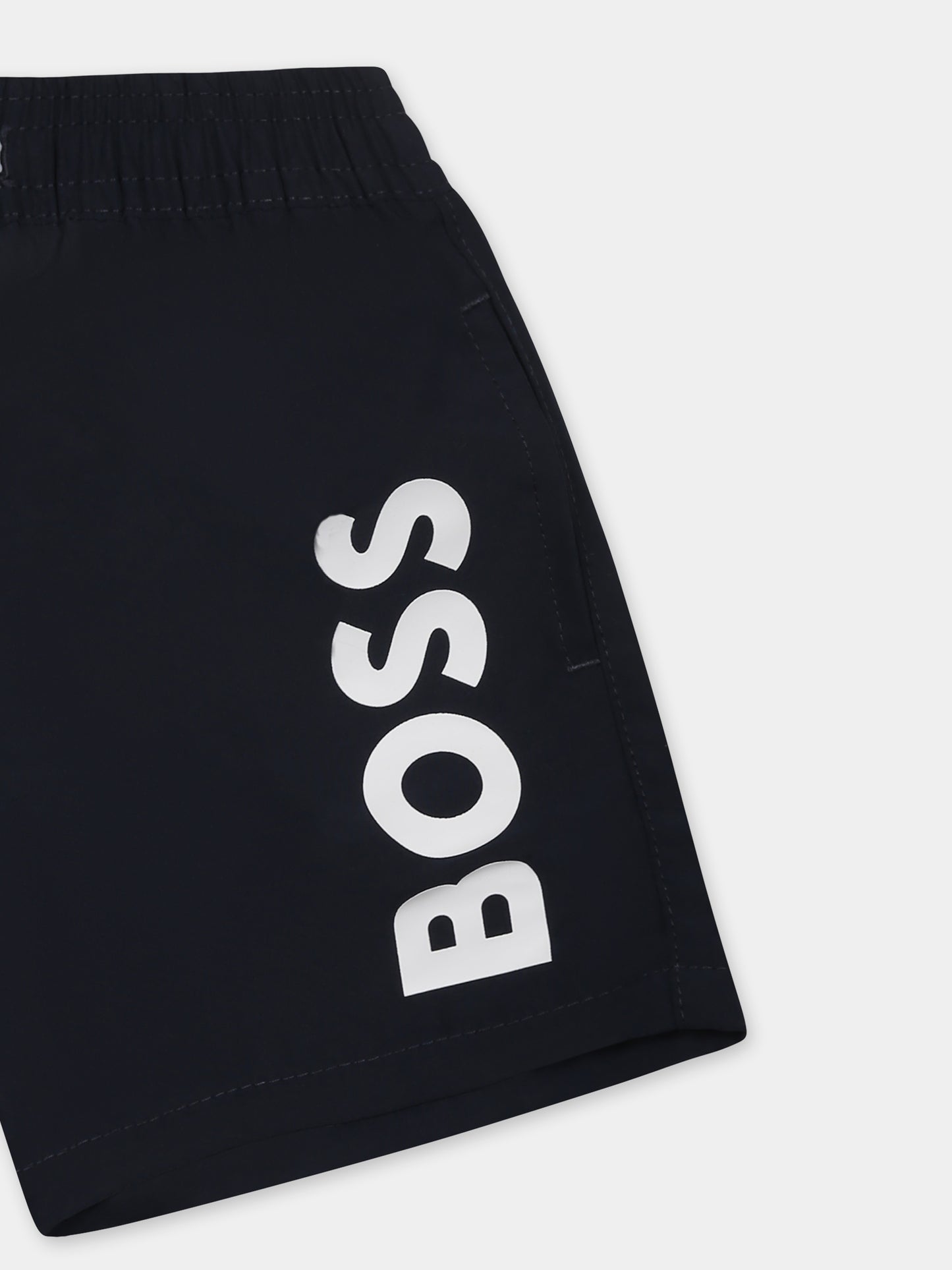 Boxer mare blu per neonato con logo,Boss,J50569 849