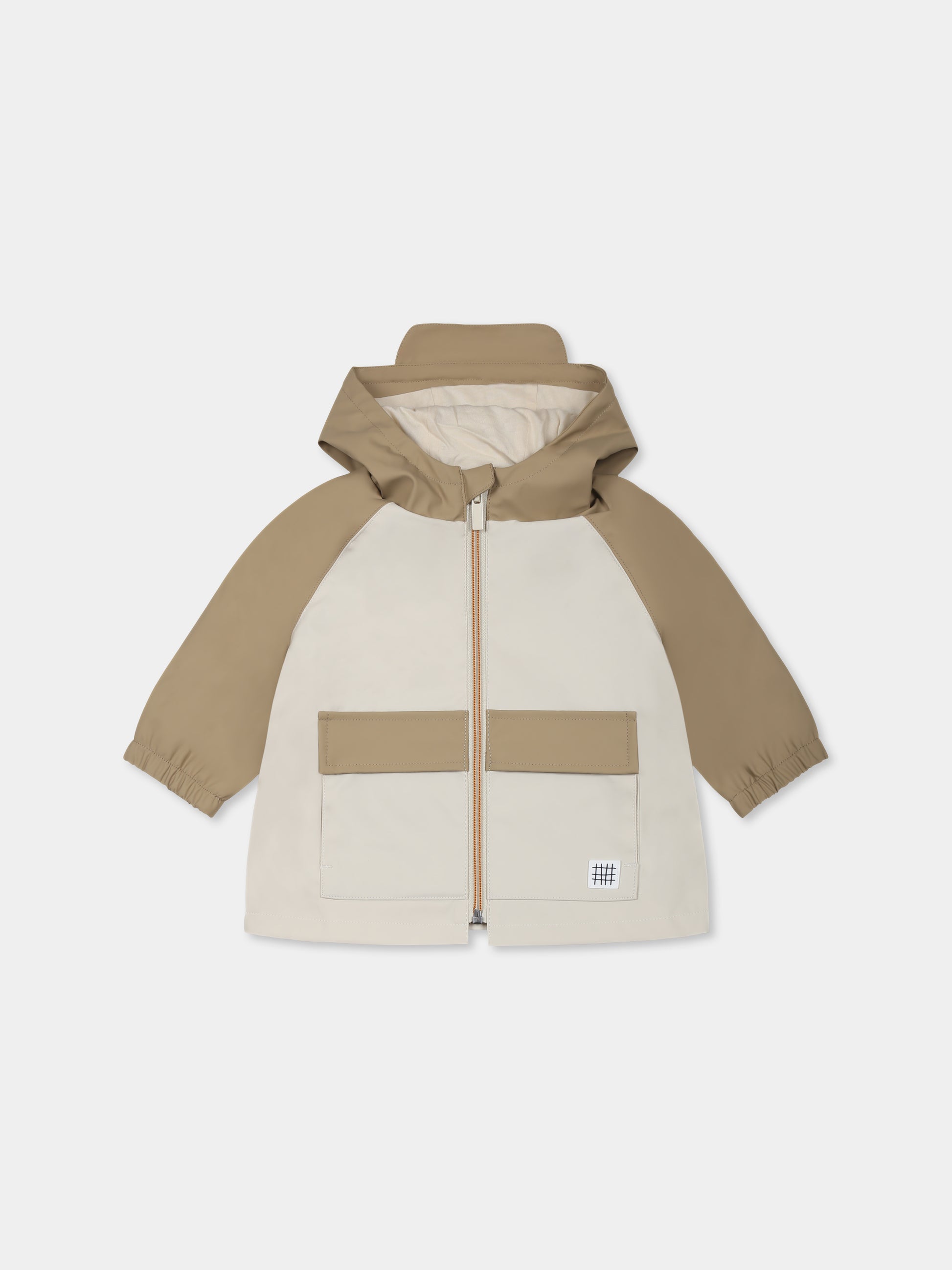 Giacca a vento beige per neonato,Carrement Beau,Y30132 N52