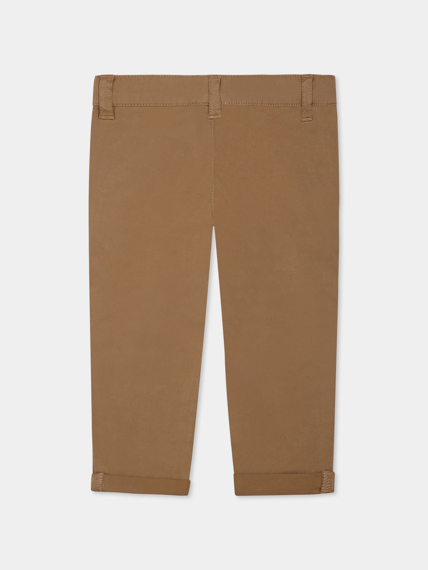 Pantaloni beige per neonato con logo,Carrement Beau,Y30141 262