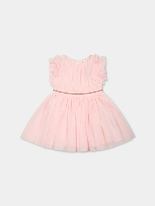 Vestito rosa per neonata,Carrement Beau,Y30165 43B