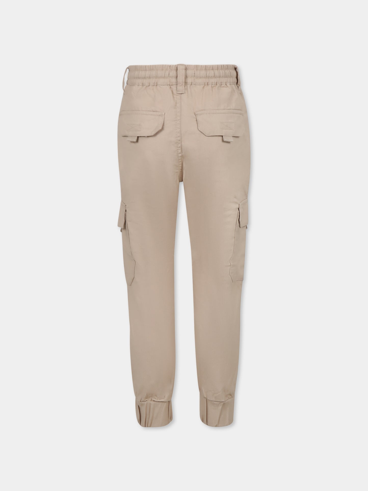 Pantaloni beige per bambino con logo,Timberland,T60053 252