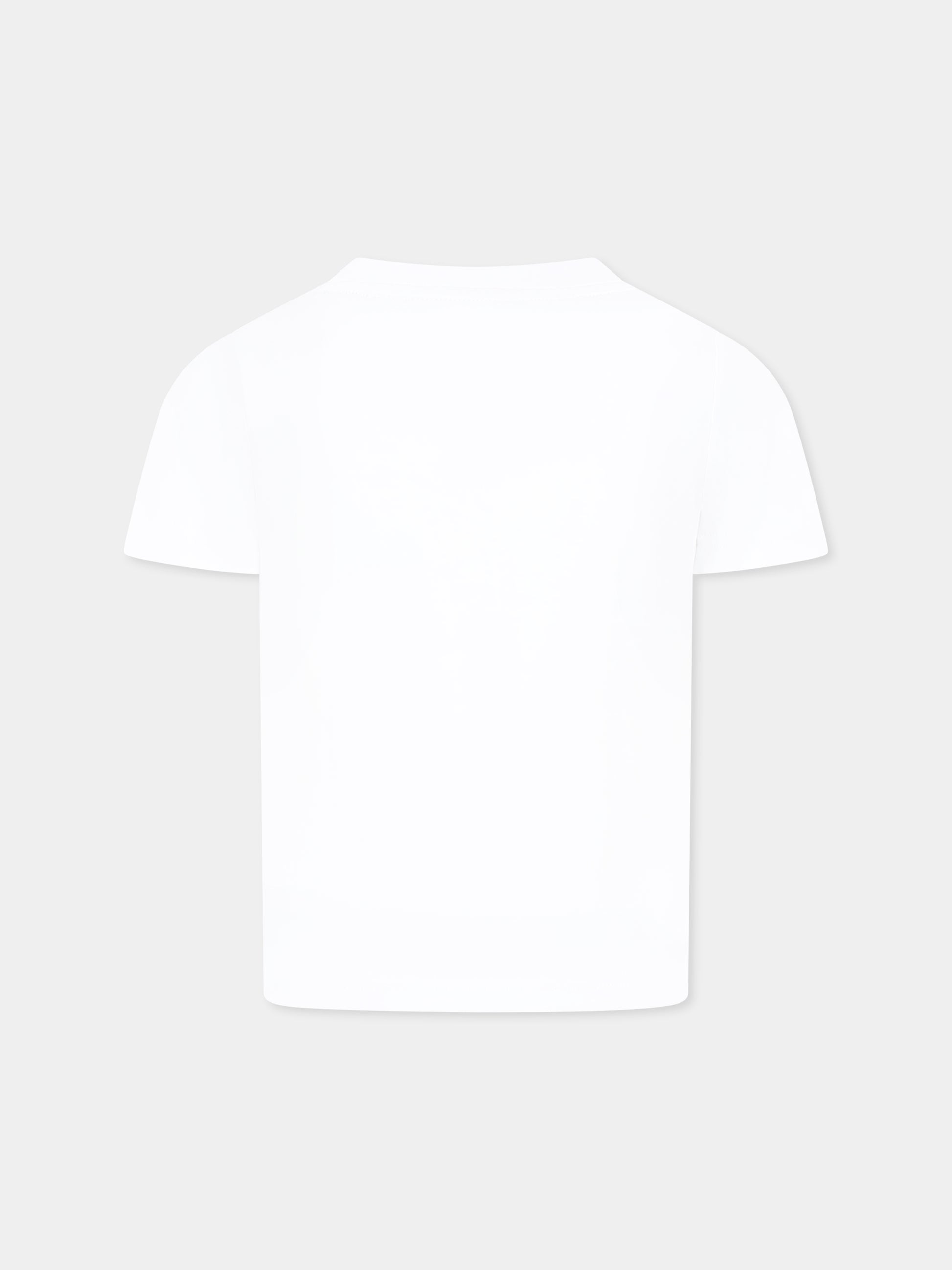 T-shirt bianca per bambino con logo,Timberland,T60082 10P