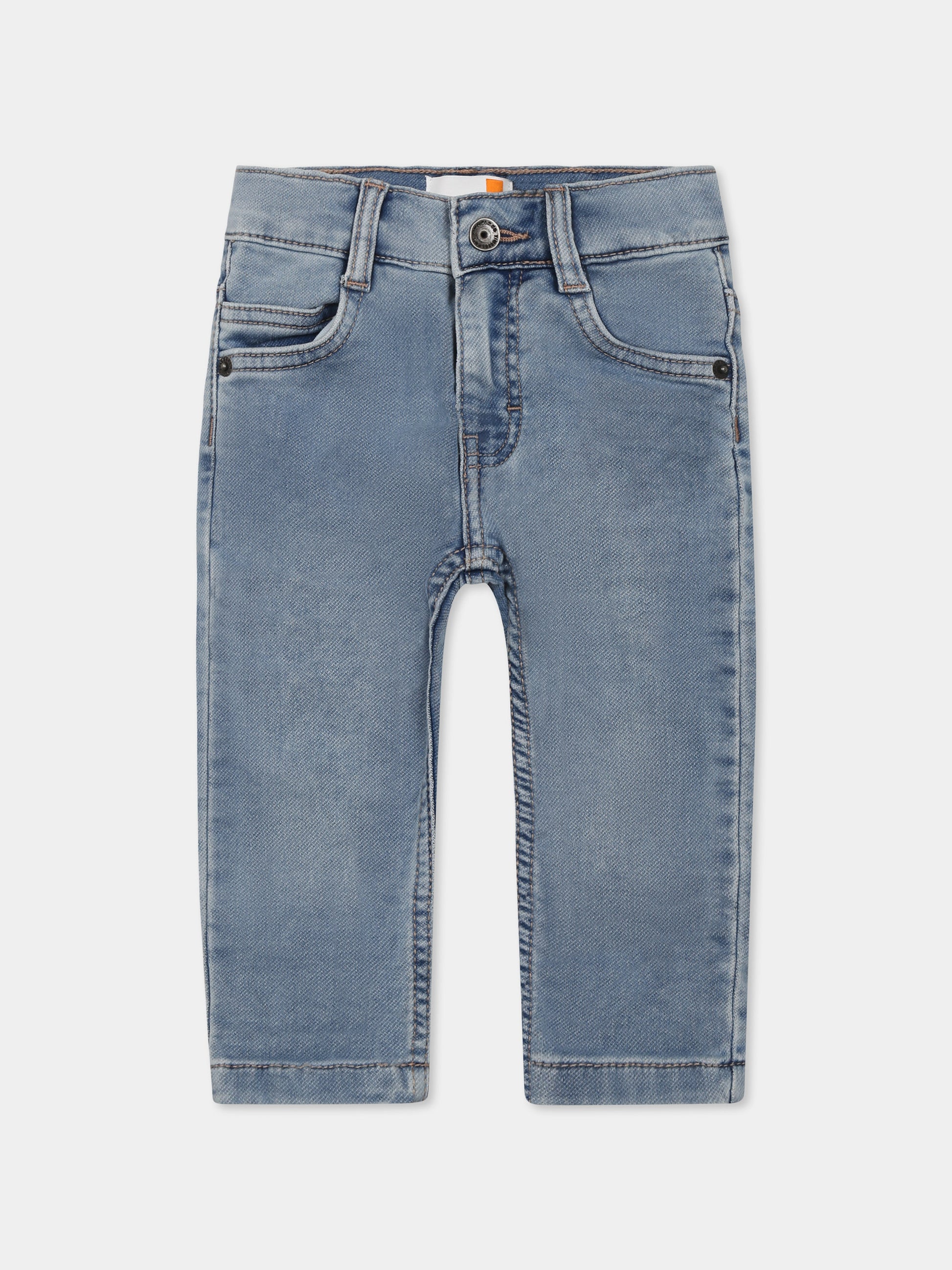 Jeans denim for baby boy with logo,Timberland,T60194 Z74