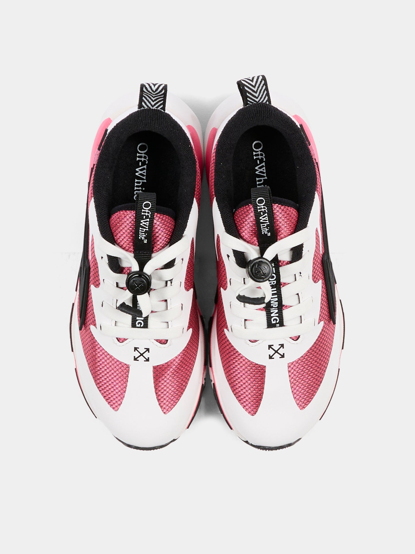 Sneakers For Jumping rosa per bambina,Off White,OGIA008F25FAB0013001