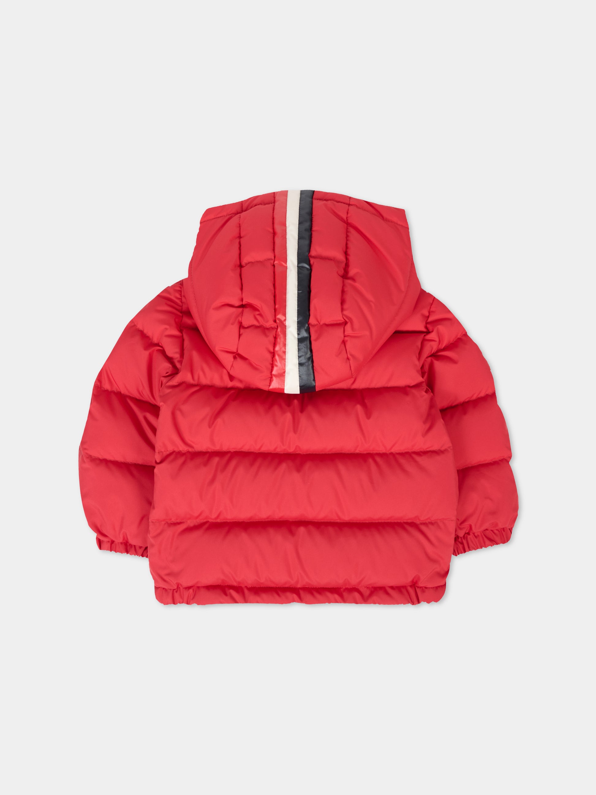 Piumino Taidu rosso per neonato con logo,Moncler Kids,K2951 1A00024 597YW 457