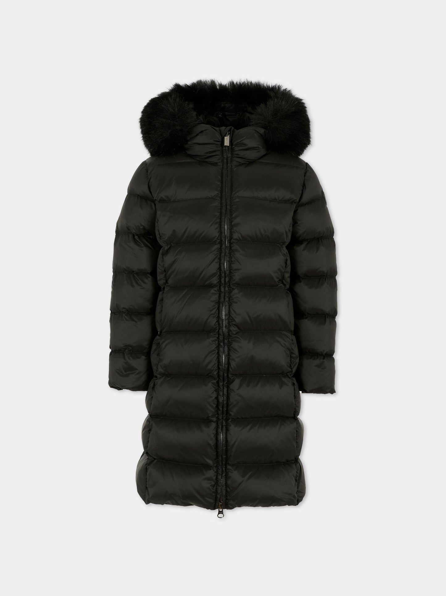 Piumino nero per bambina con logo,Colmar Originals Kids,3499E 2YO 99