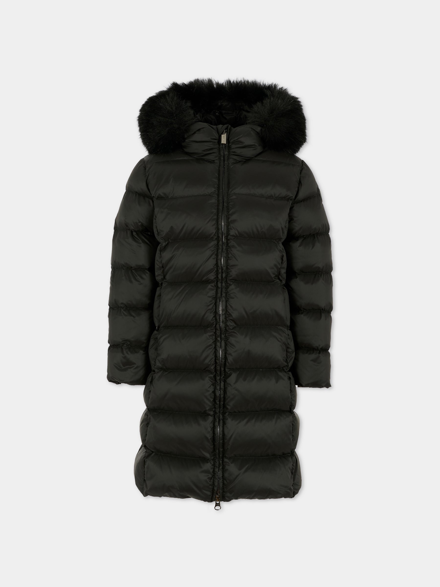 Piumino nero per bambina con logo,Colmar Originals Kids,3499E 2YO 99