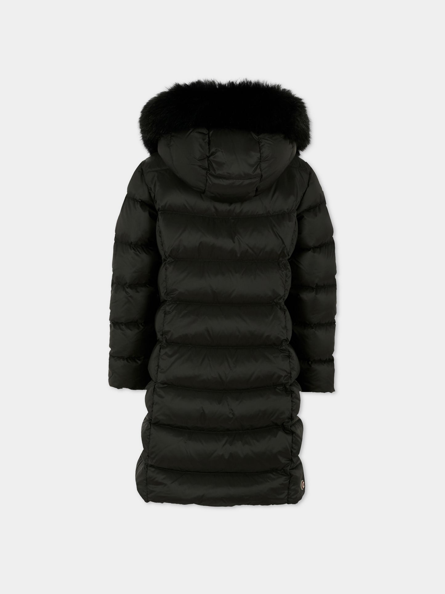 Piumino nero per bambina con logo,Colmar Originals Kids,3499E 2YO 99