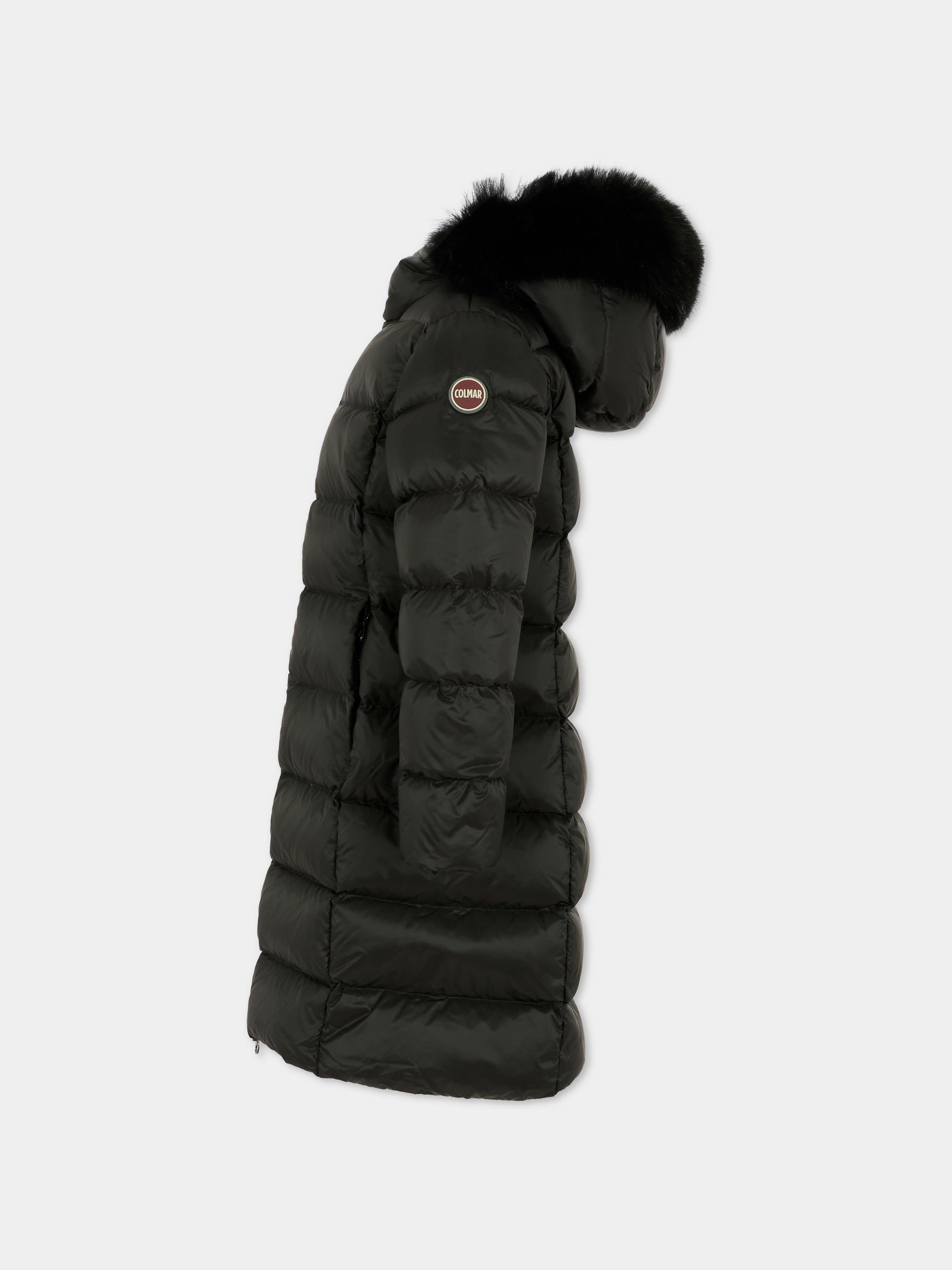 Piumino nero per bambina con logo,Colmar Originals Kids,3499E 2YO 99