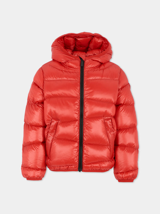 Piumino rosso per bambino con logo,Colmar Originals Kids,3430 2ZO 193