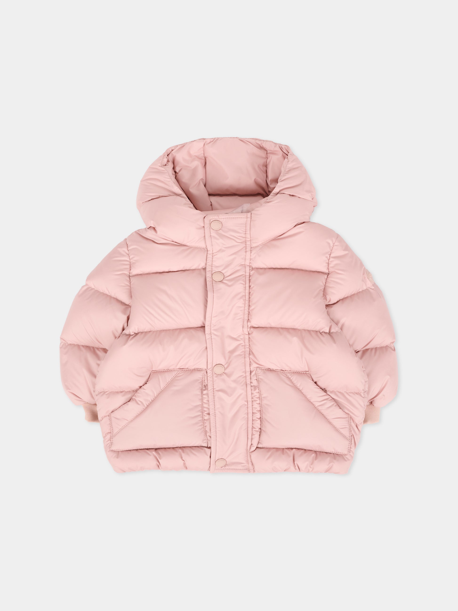 Piumino rosa per neonata con logo,Colmar Originals Kids,3484 2XX 166